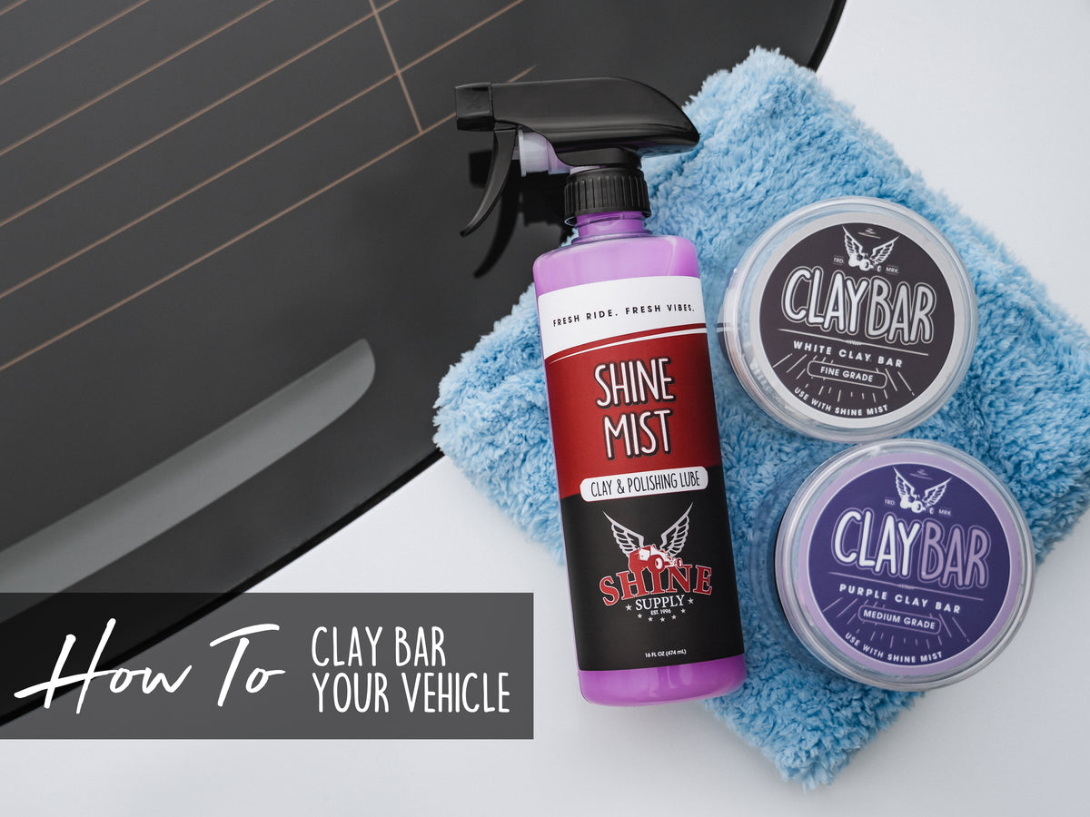 DetailedOnline Clay Bar & Spray Clay Lube Kit – 500 ML – Includes Cloth