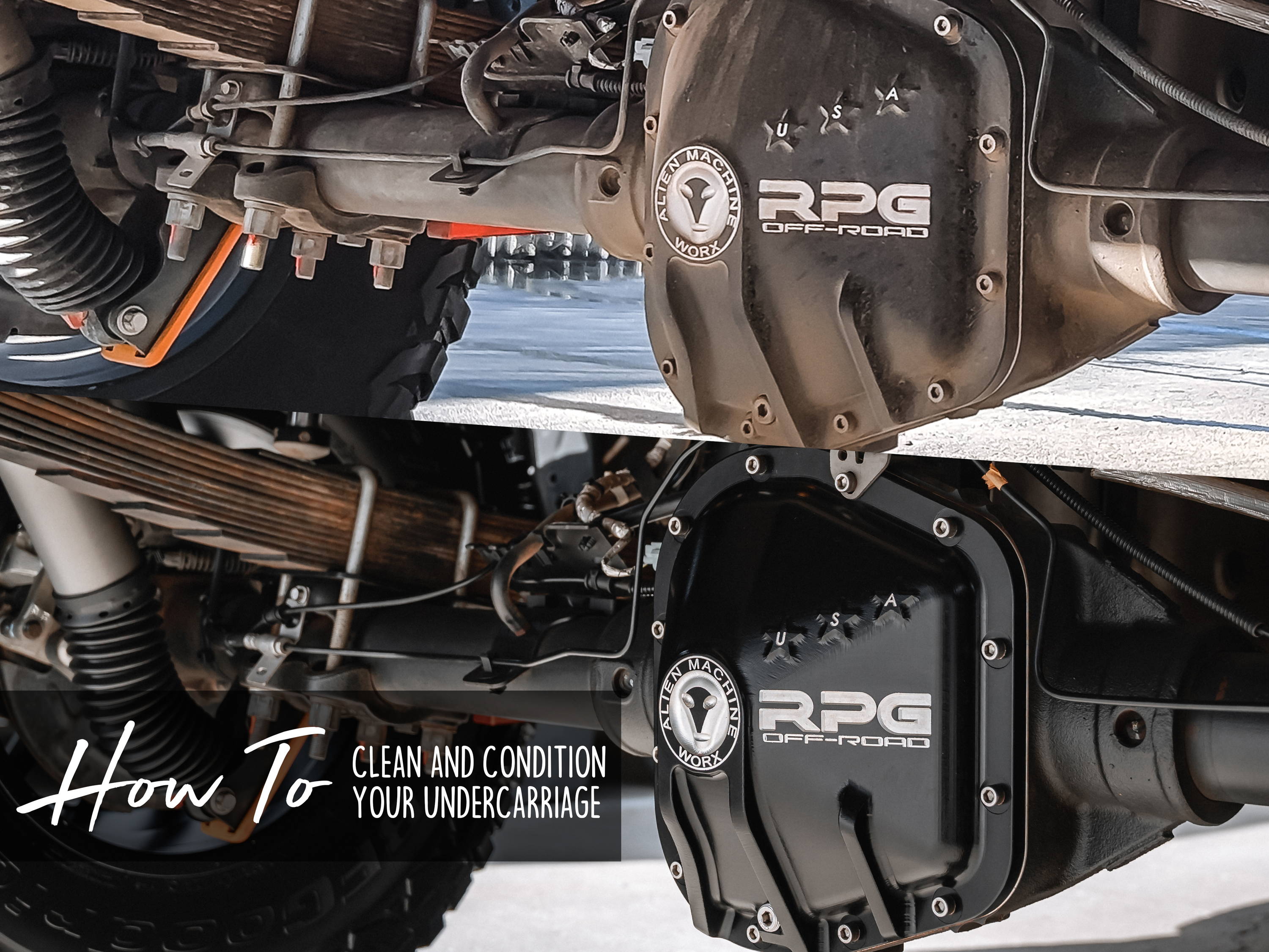 How to clean and condition your undercarriage