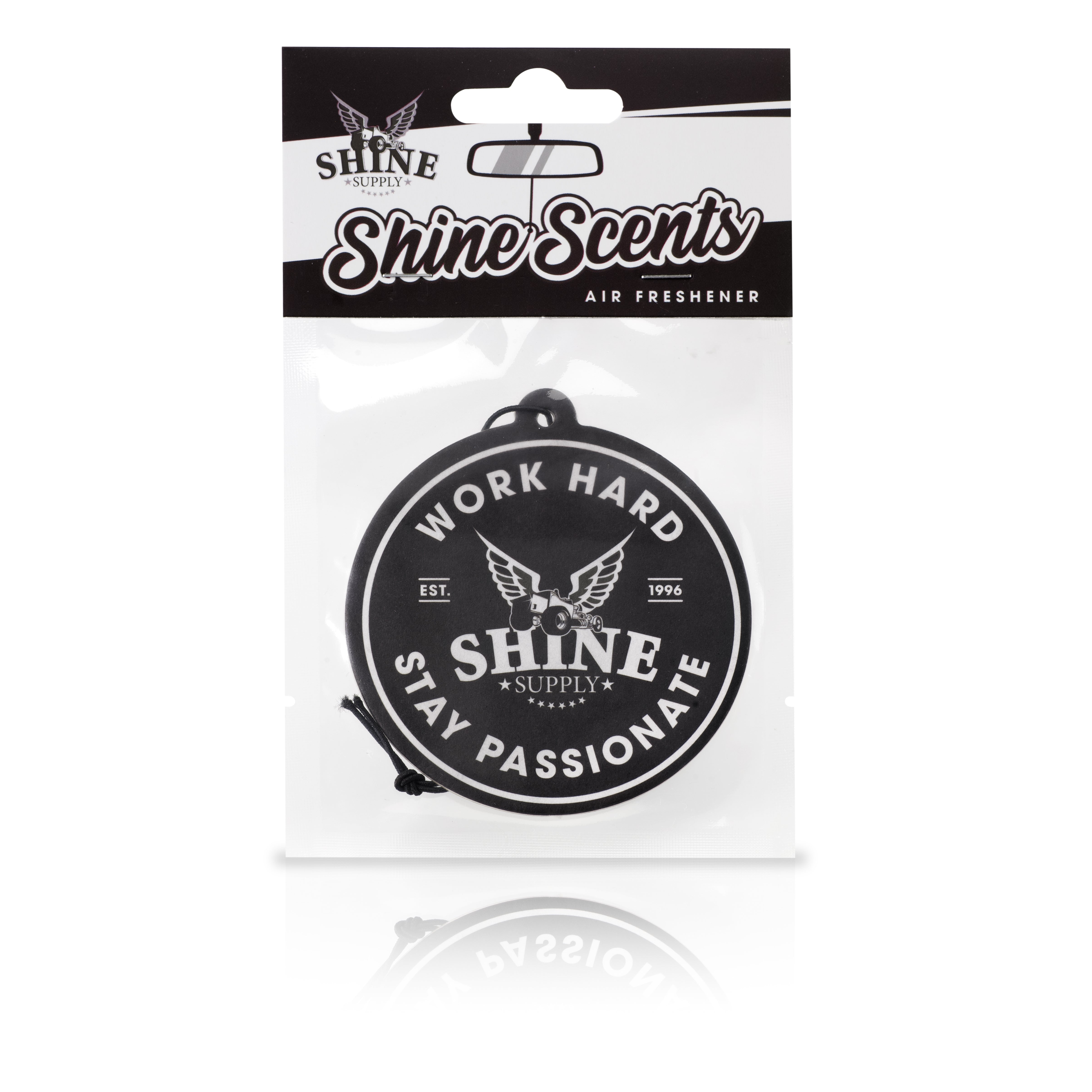 Shine Scents Air Freshener - Work Hard Round