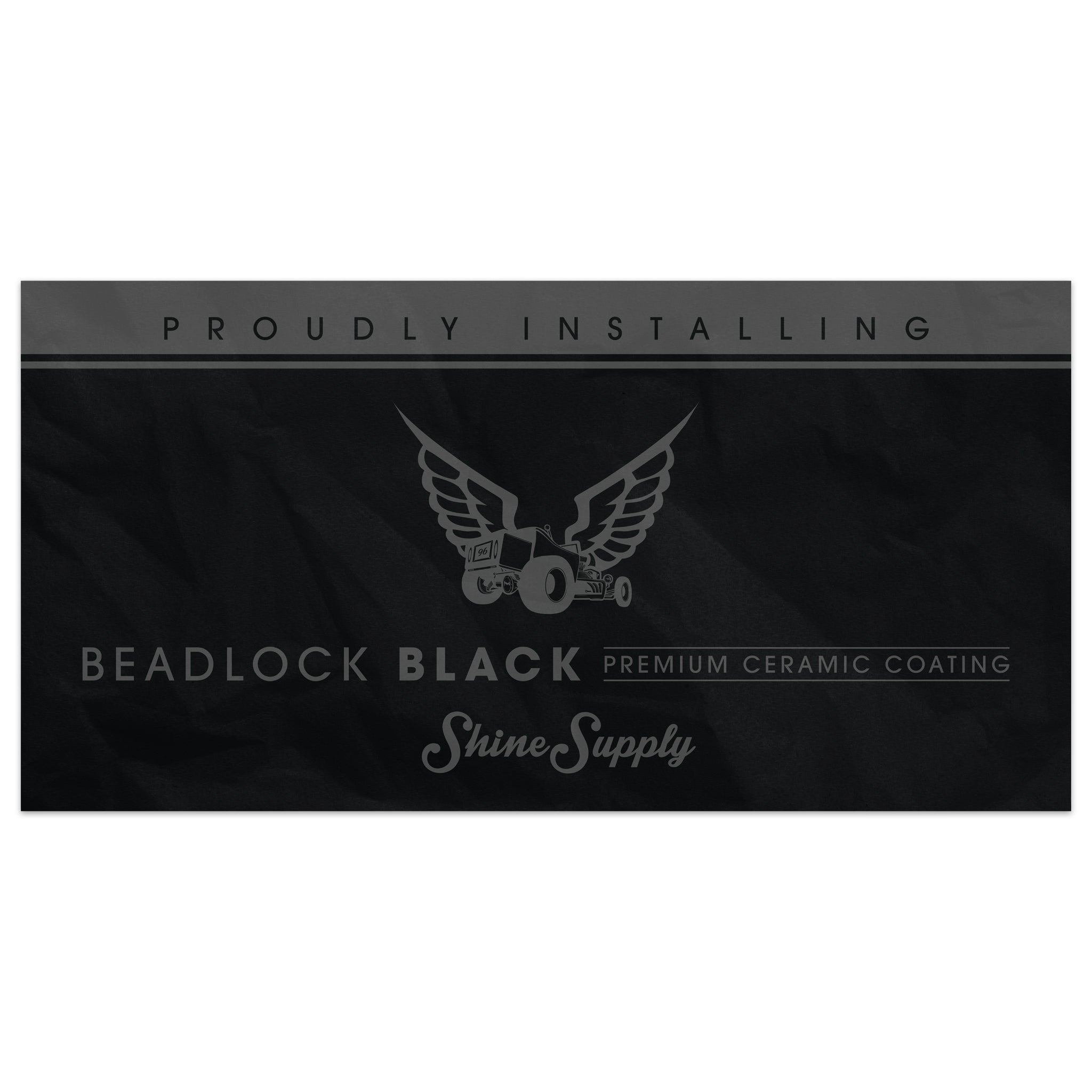 Beadlock Black - Shop Banner - 2x4