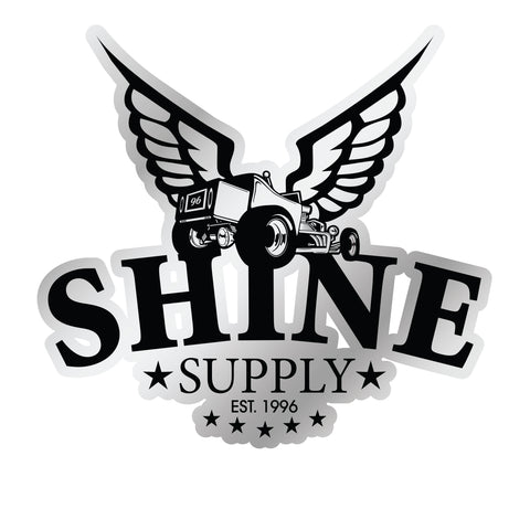 Shine Supply Decal - Chrome 6"