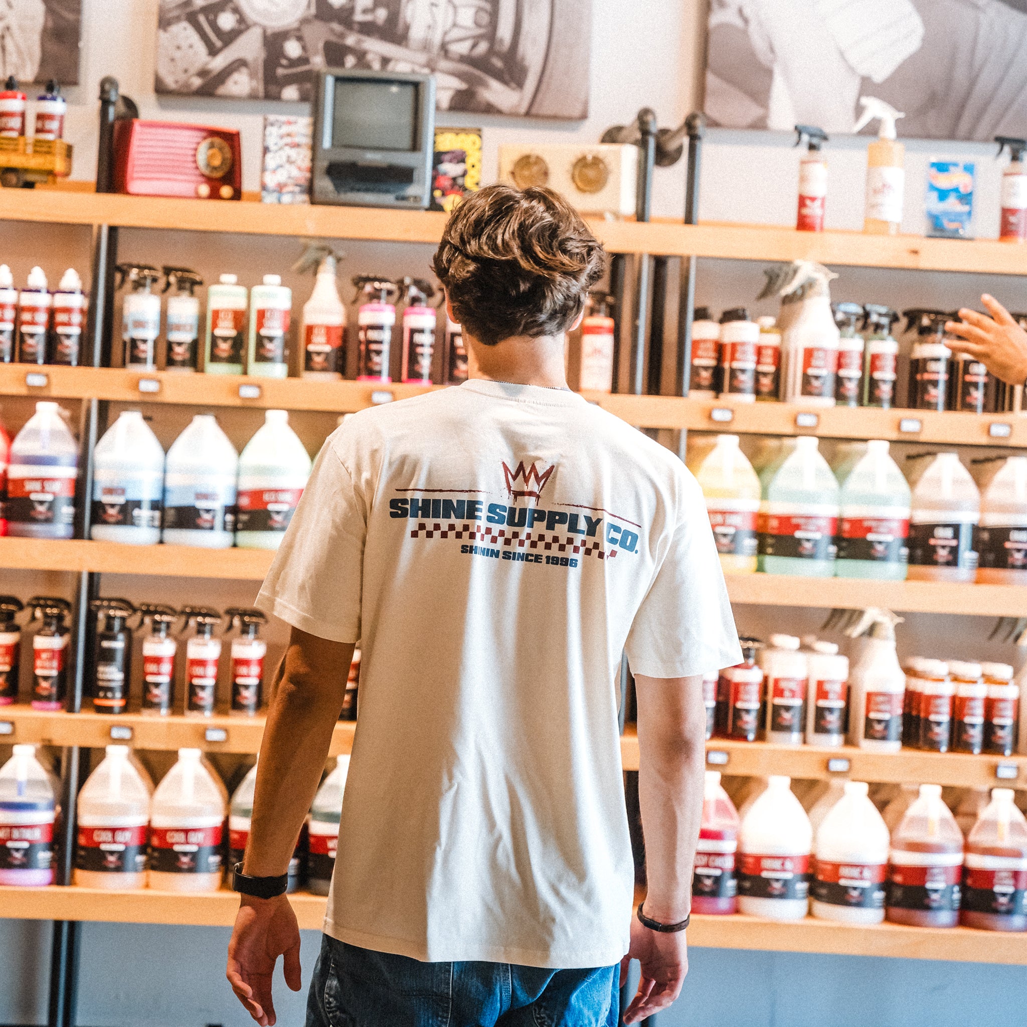 "Crown" Summer Authentics Tee - Ecru