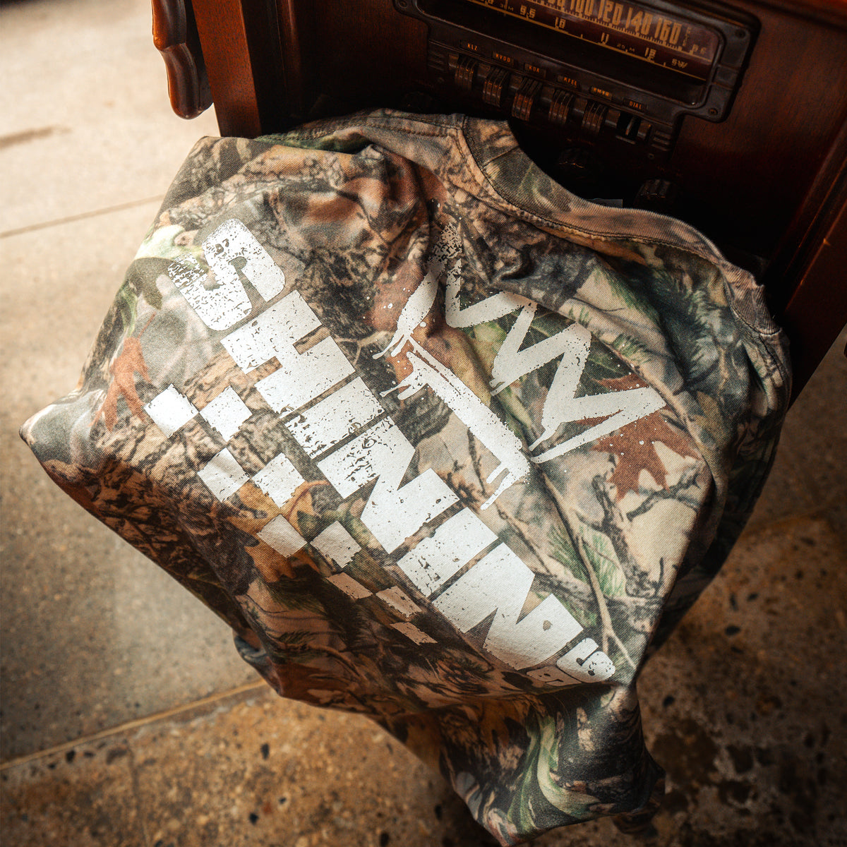 "Shinin'" Fall Authentics Tee - Forest Camo