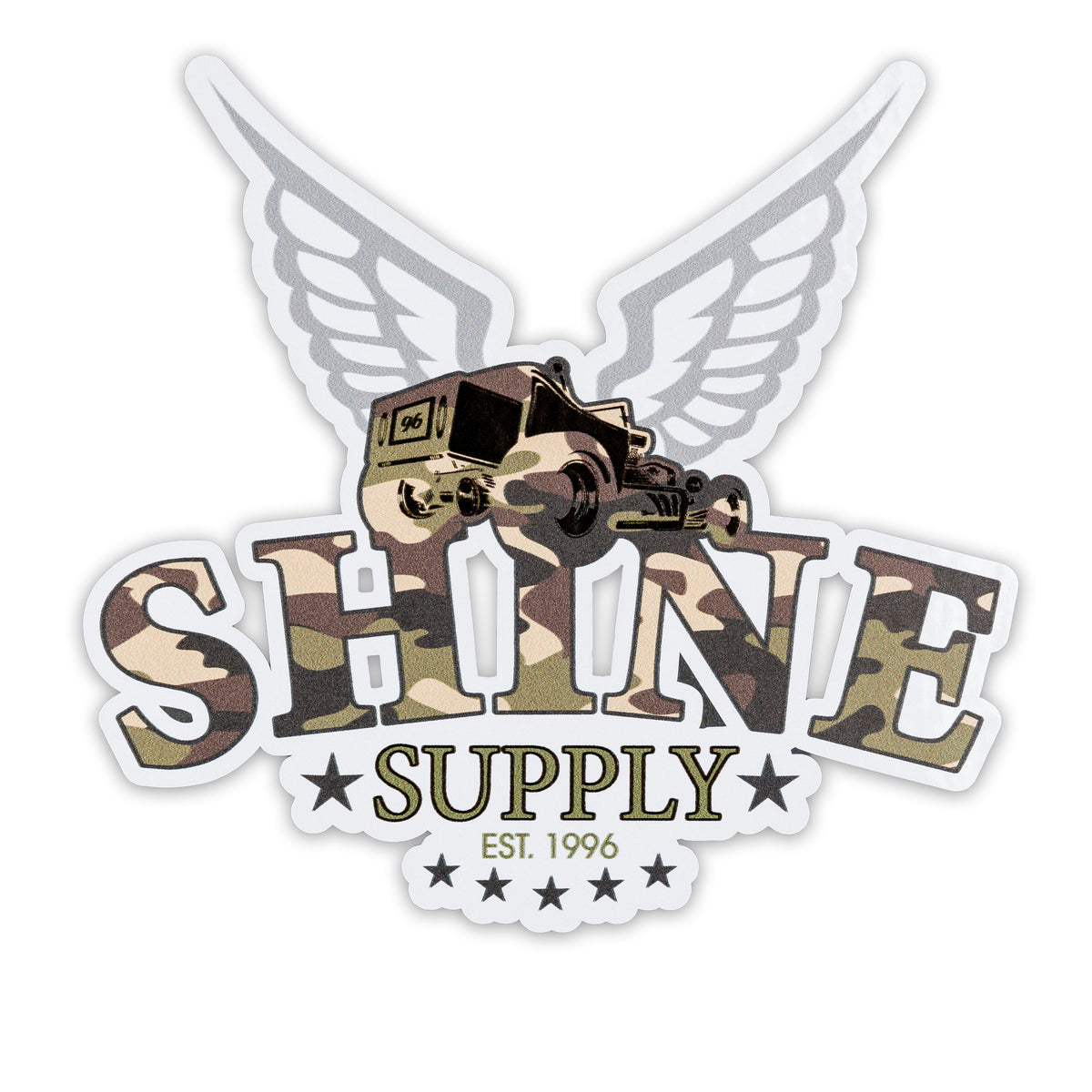 Shine Supply Decal Army 6"