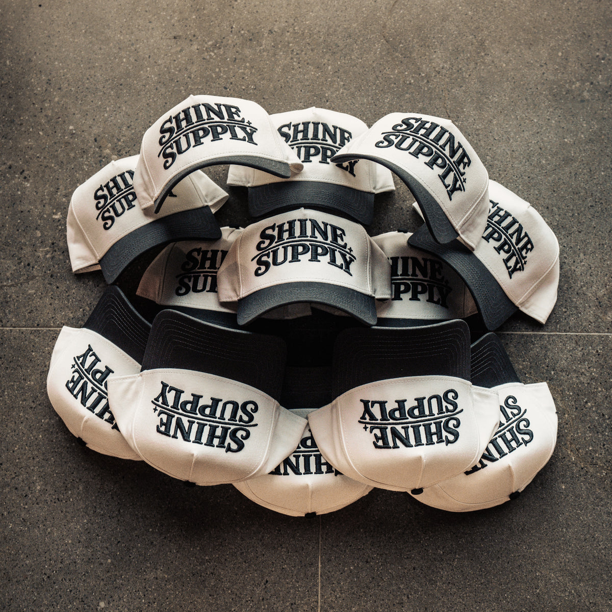 "Daily Driver" - Snapback - Cream/Charcoal