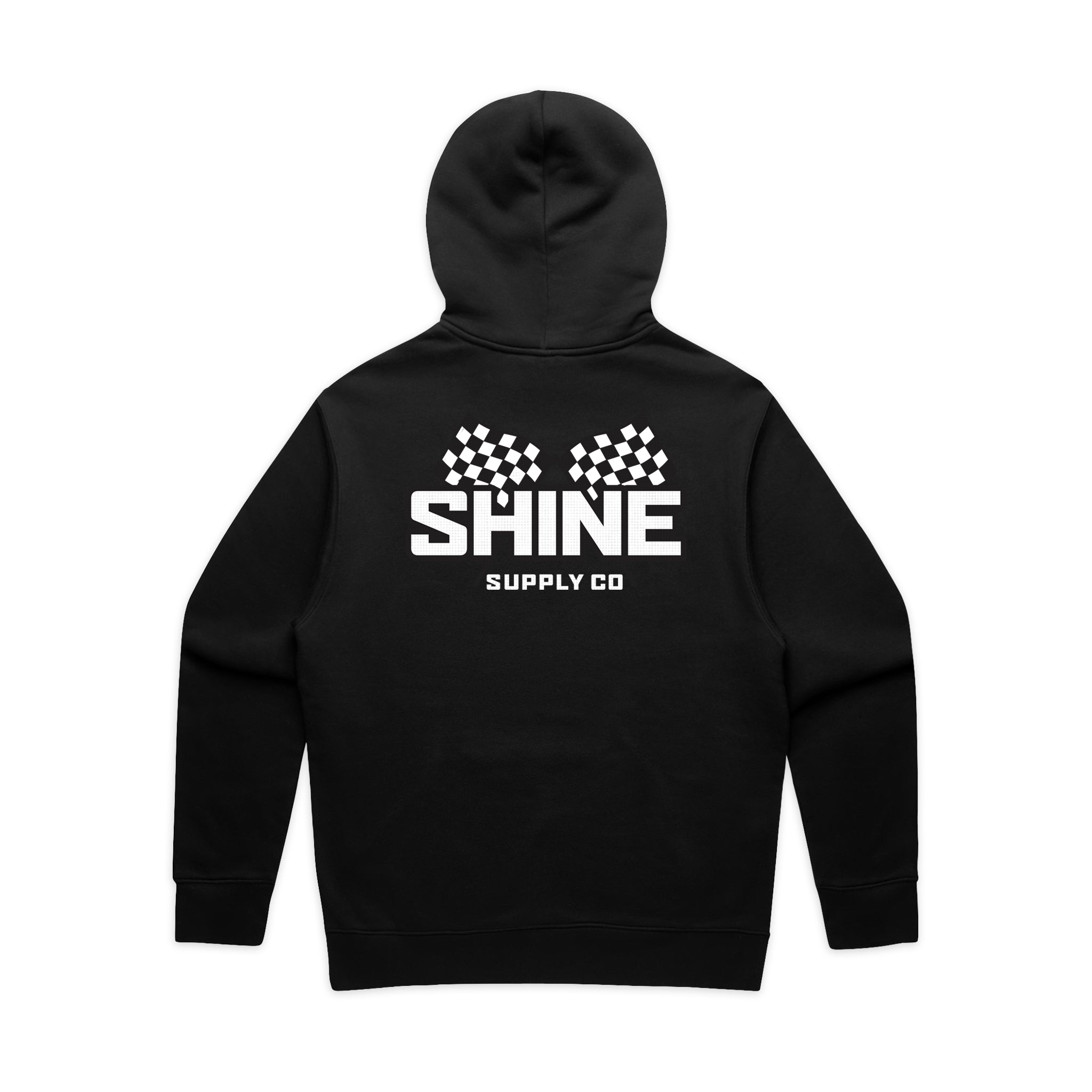 "Finish Line" Winter Authentics Hoodie - Black