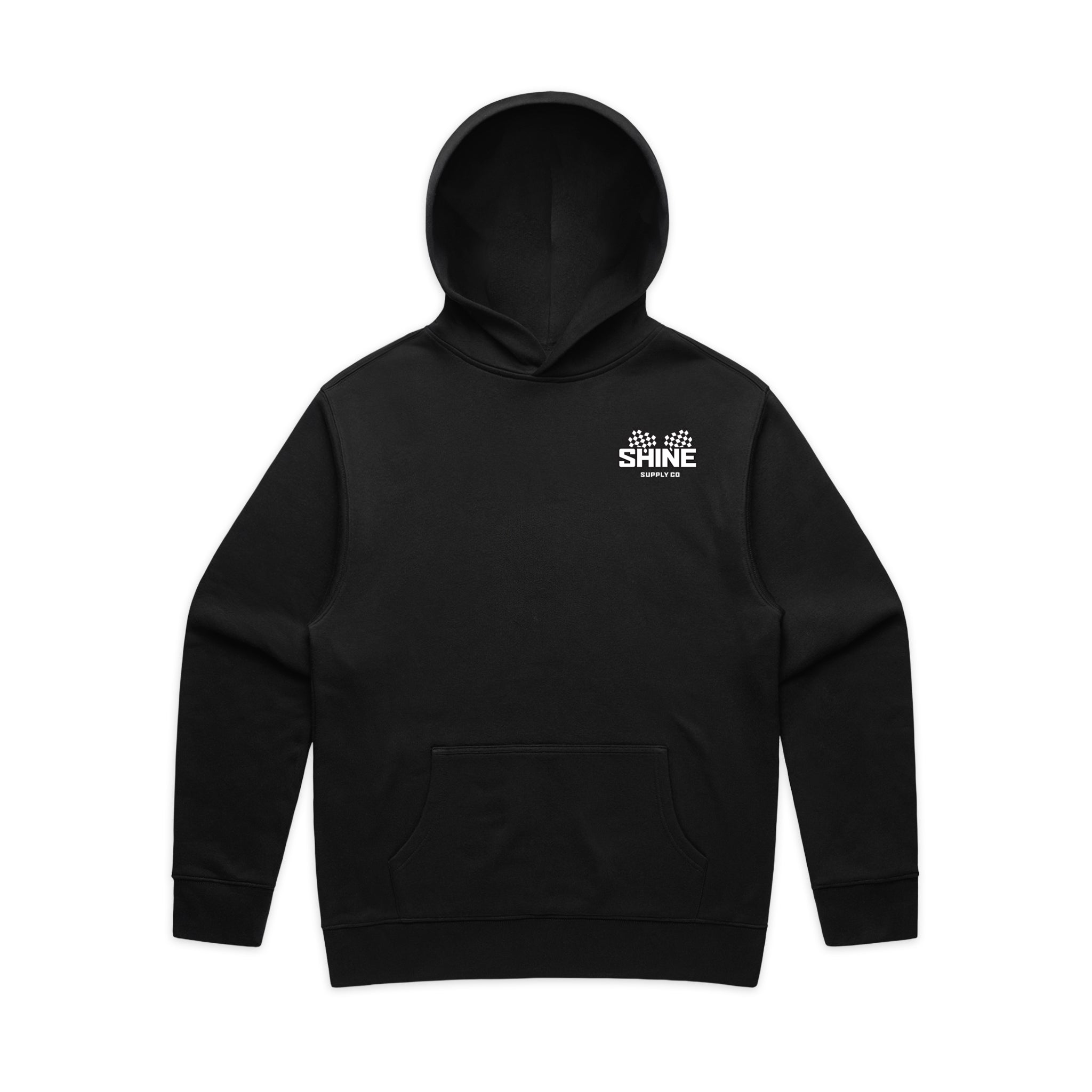 "Finish Line" Winter Authentics Hoodie - Black