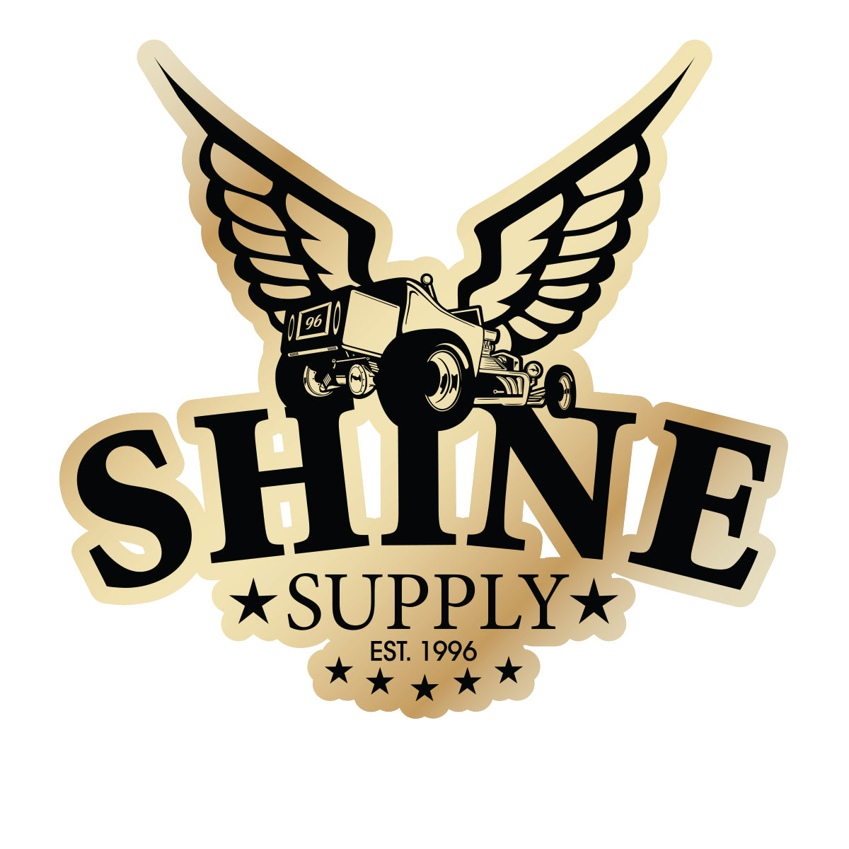 Shine Supply Decal - Gold