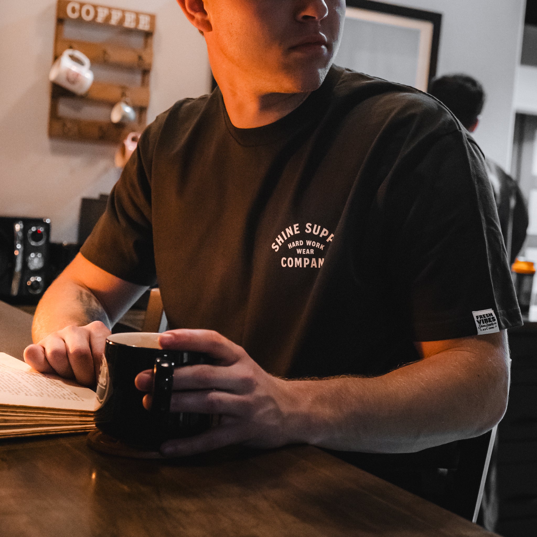 "Hard Work Wear" Fall Authentics T-Shirt - Coal