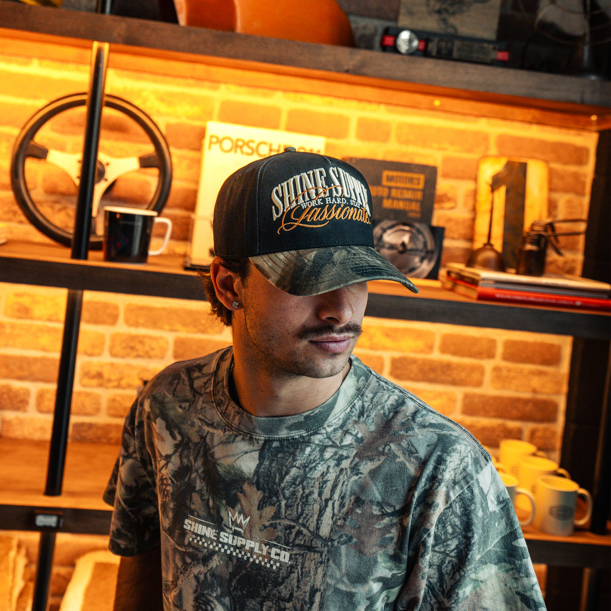 "All In" - Snapback - Black/Camo