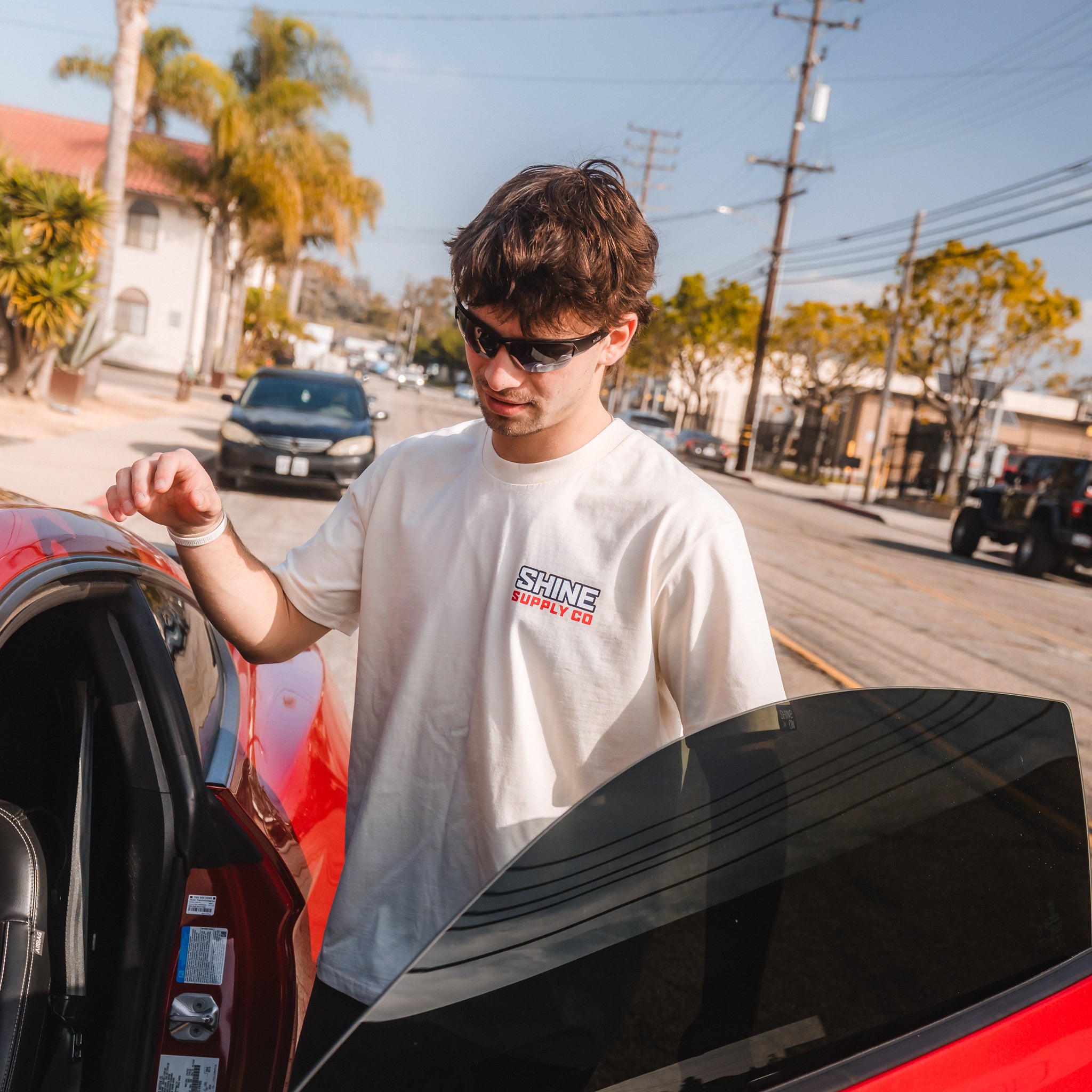 "Grand Prix" Fall Authentics T-Shirt - Ecru
