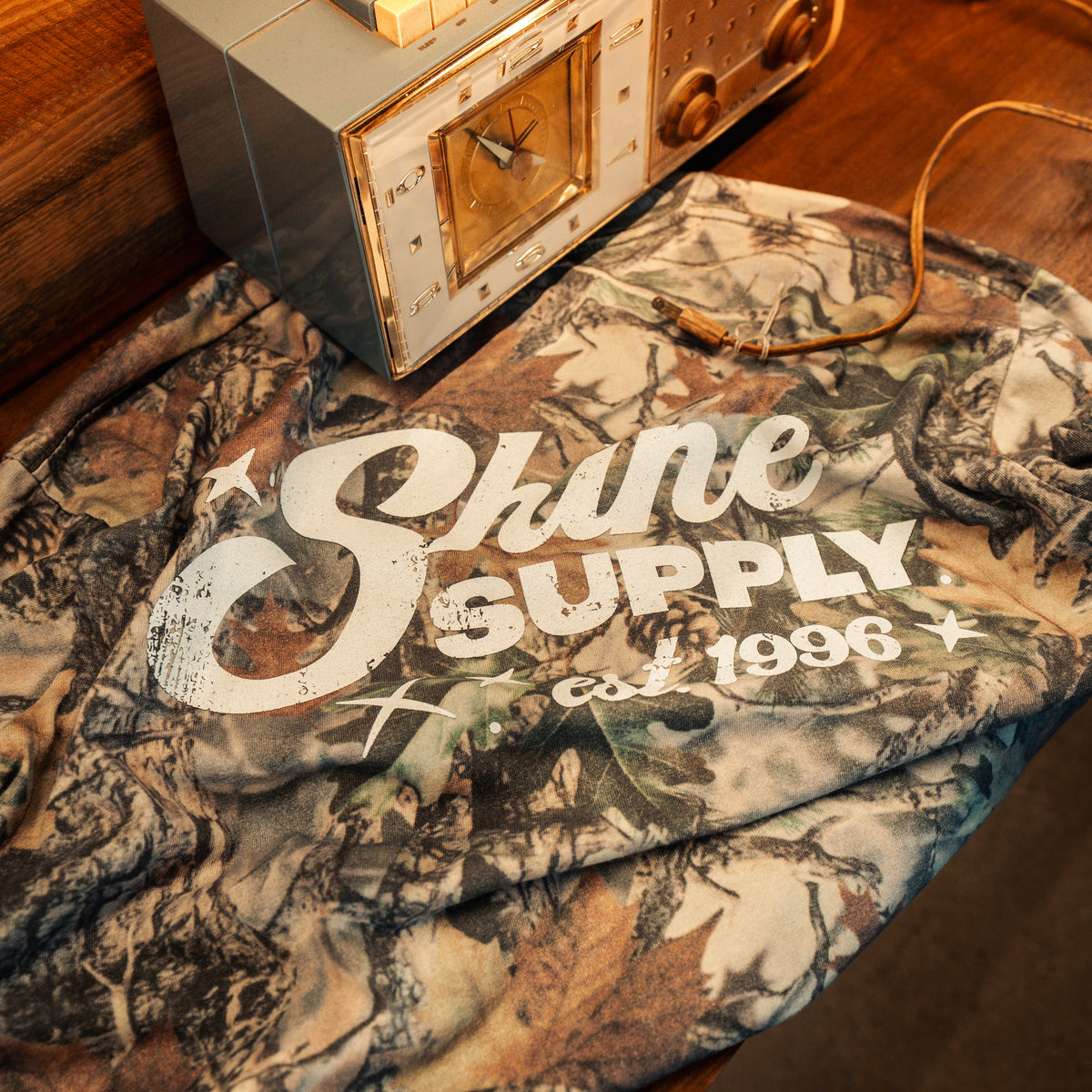 "Throwback" Fall Authentics Tee - Forest Camo