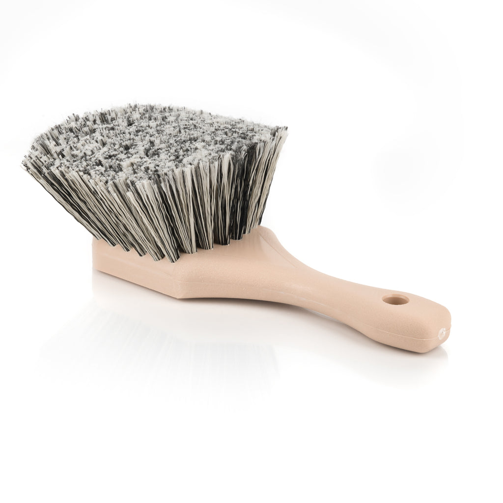 Tire cleaning brush  Stiff bristle curved tire brush supplier in