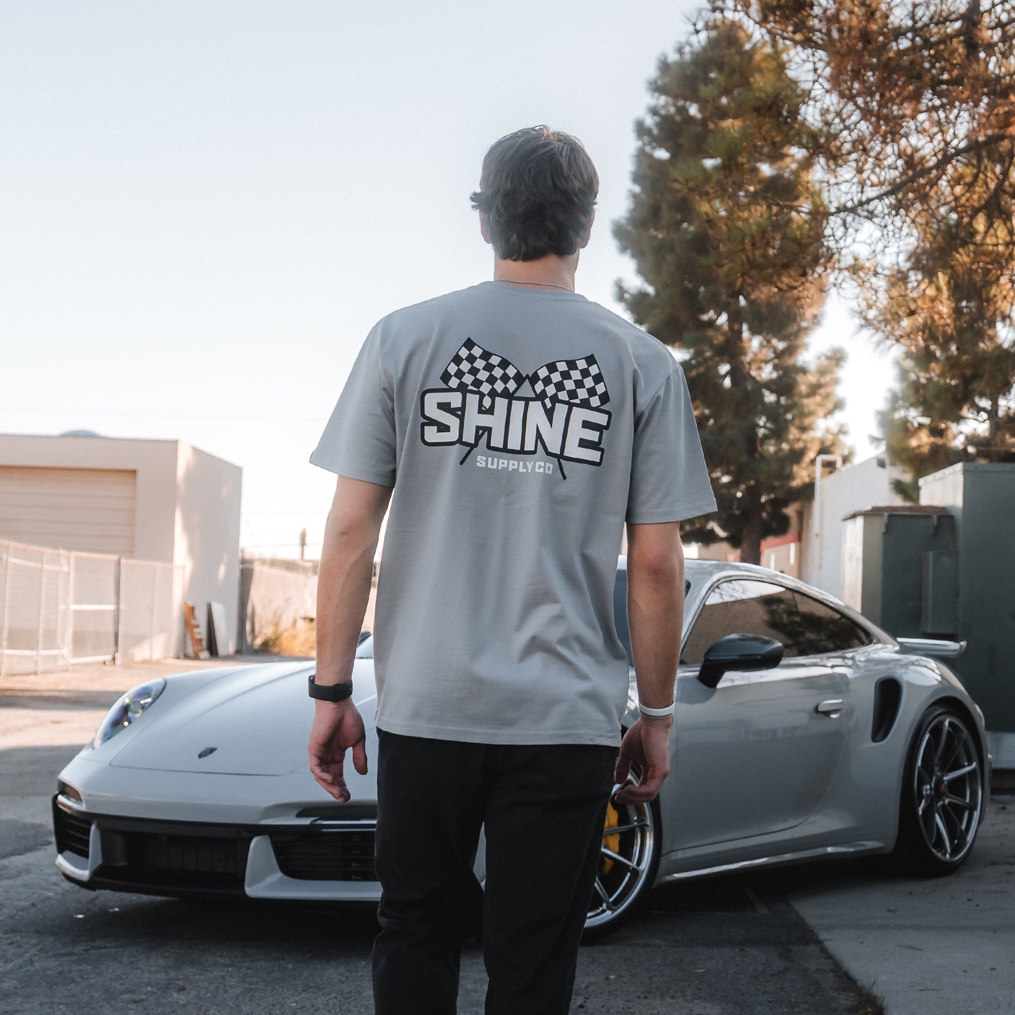 "Checkerline" Fall Authentics T-Shirt - Storm