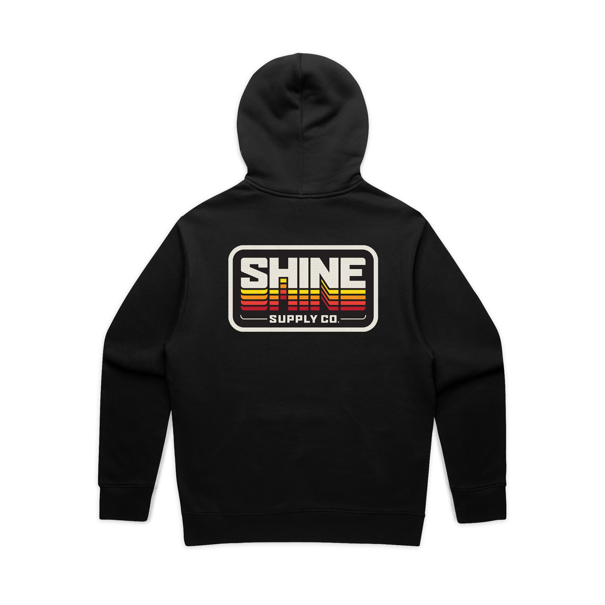 "Warm Mirror" Winter Authentics Hoodie - Black