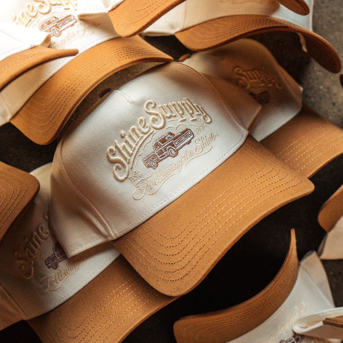 "Tailgate" - Snapback - Cream/Tan