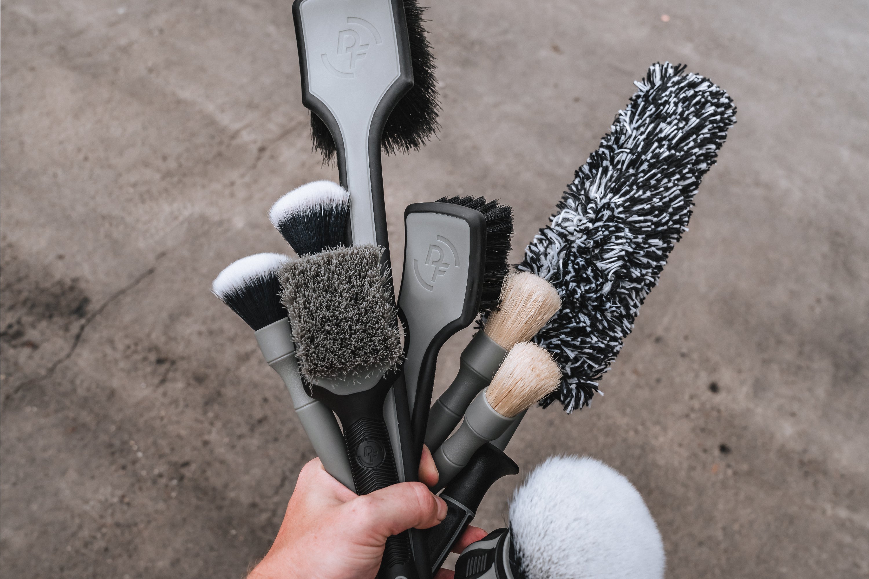 Detail Factory Boar Hair Detailing Brush - Tan