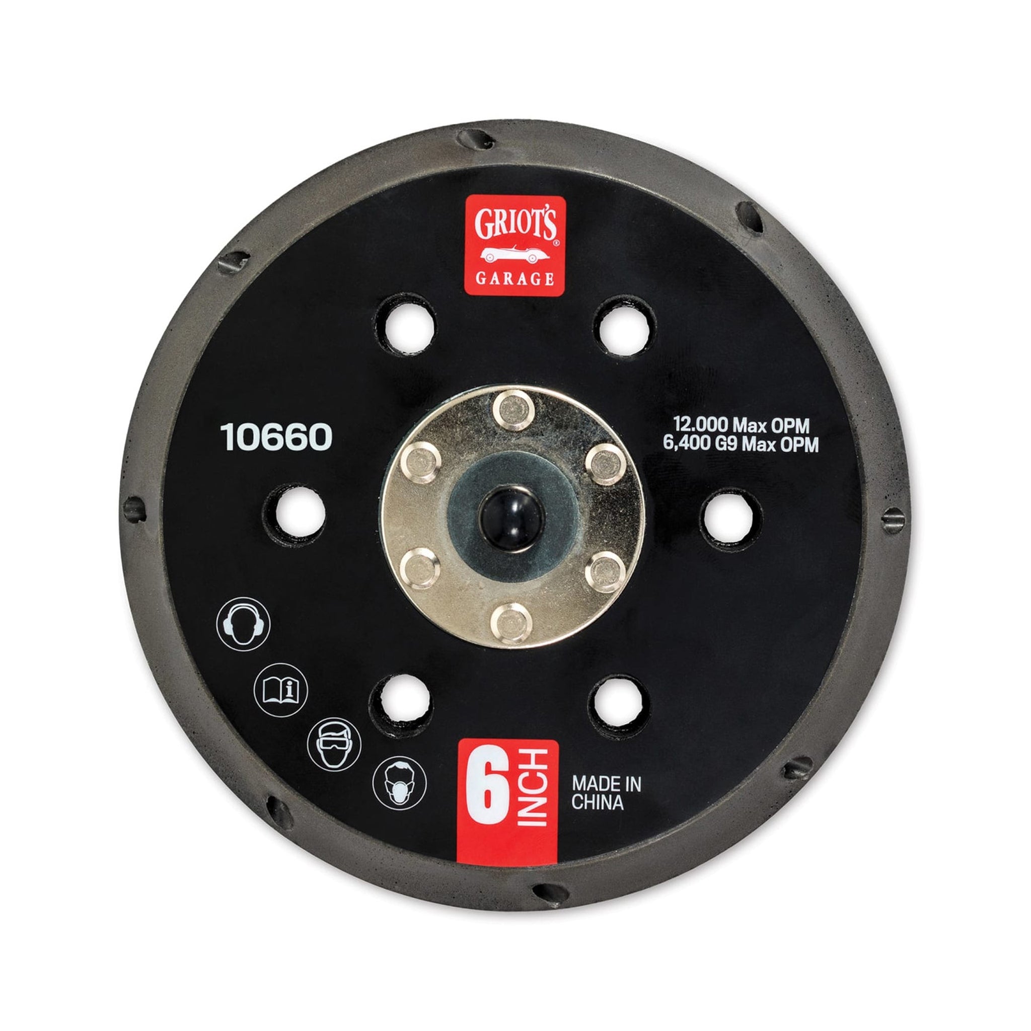 6" Griots DA Backing Plate