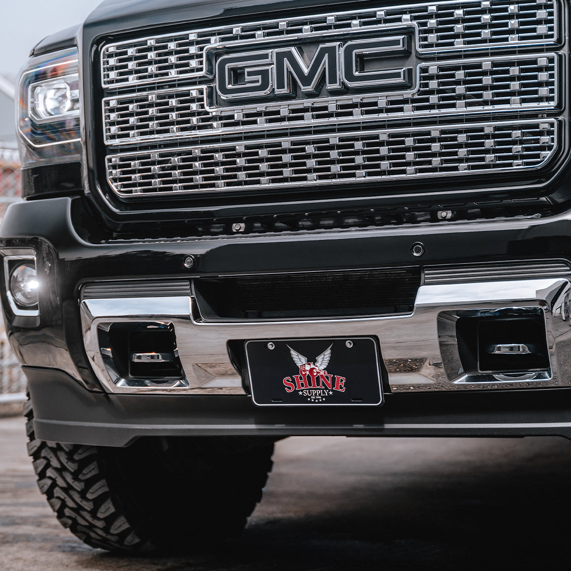 Shine Supply License Plate