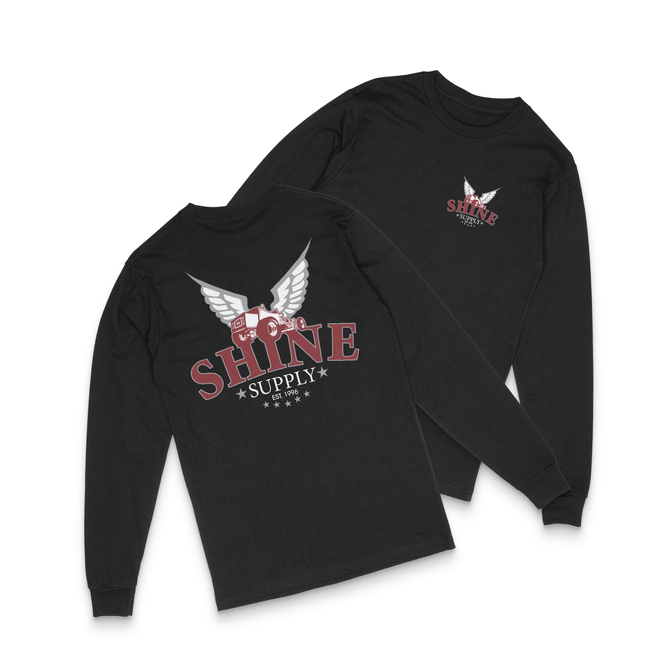 Traditional Long-Sleeve T-Shirt (Black)