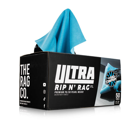 ULTRA RIP N' RAG XL - 16 x16 Microfiber Towels - 50 Count Roll