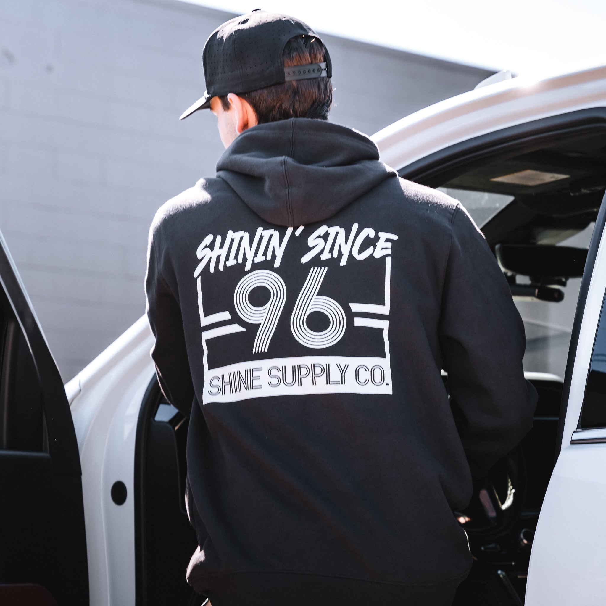 "Shinin' Since 96" Authentics Hoodie - Coal