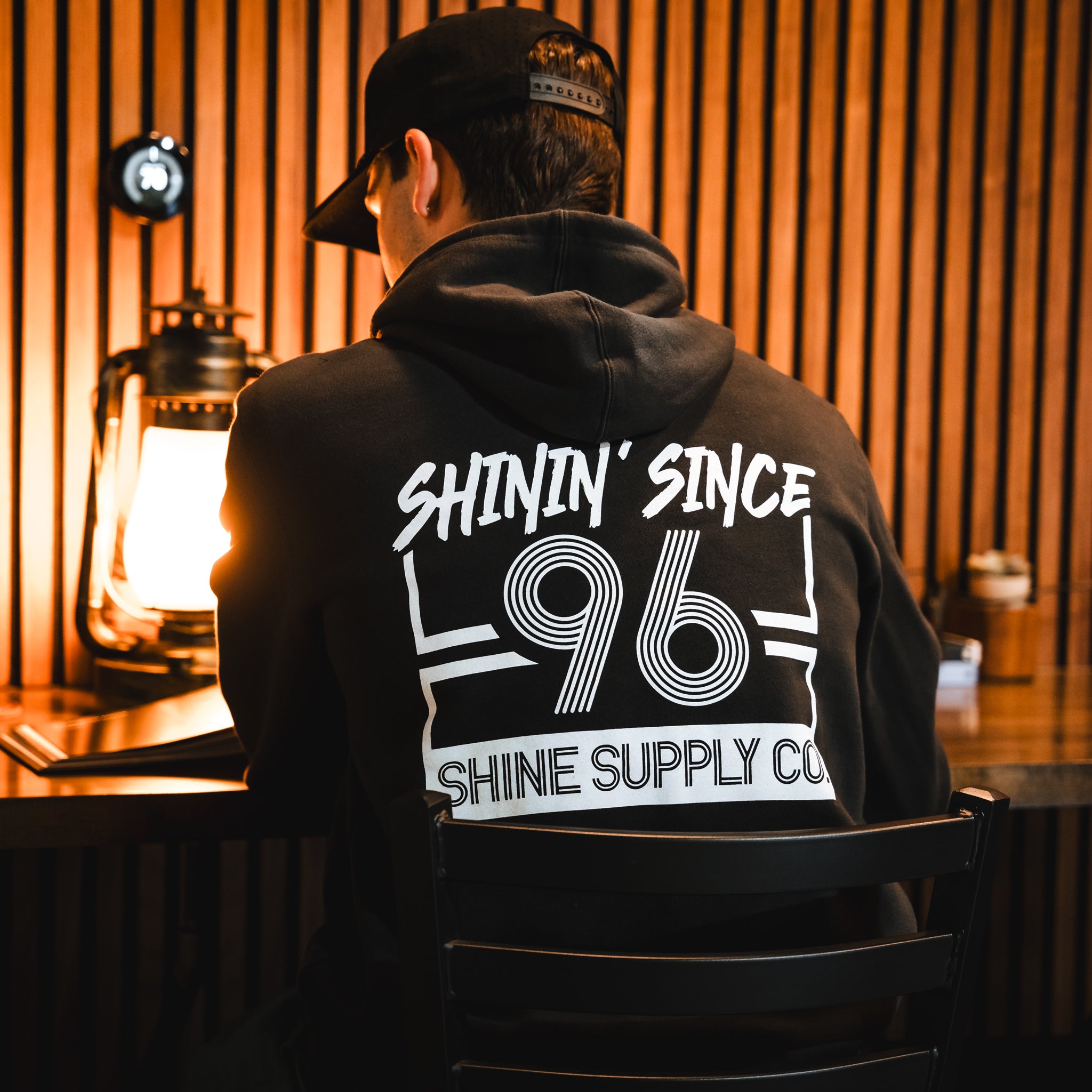 "Shinin' Since 96" Authentics Hoodie - Coal