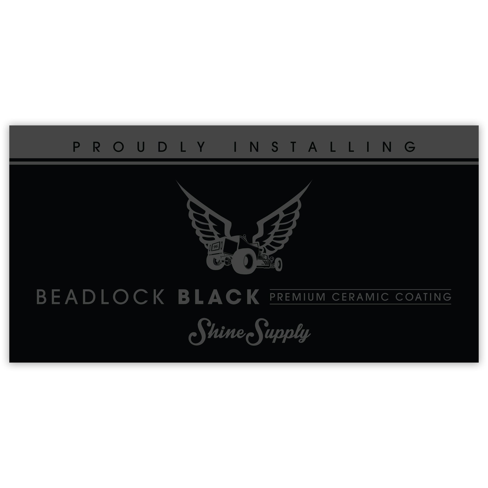 Beadlock Black - Shop Banner - 2x4