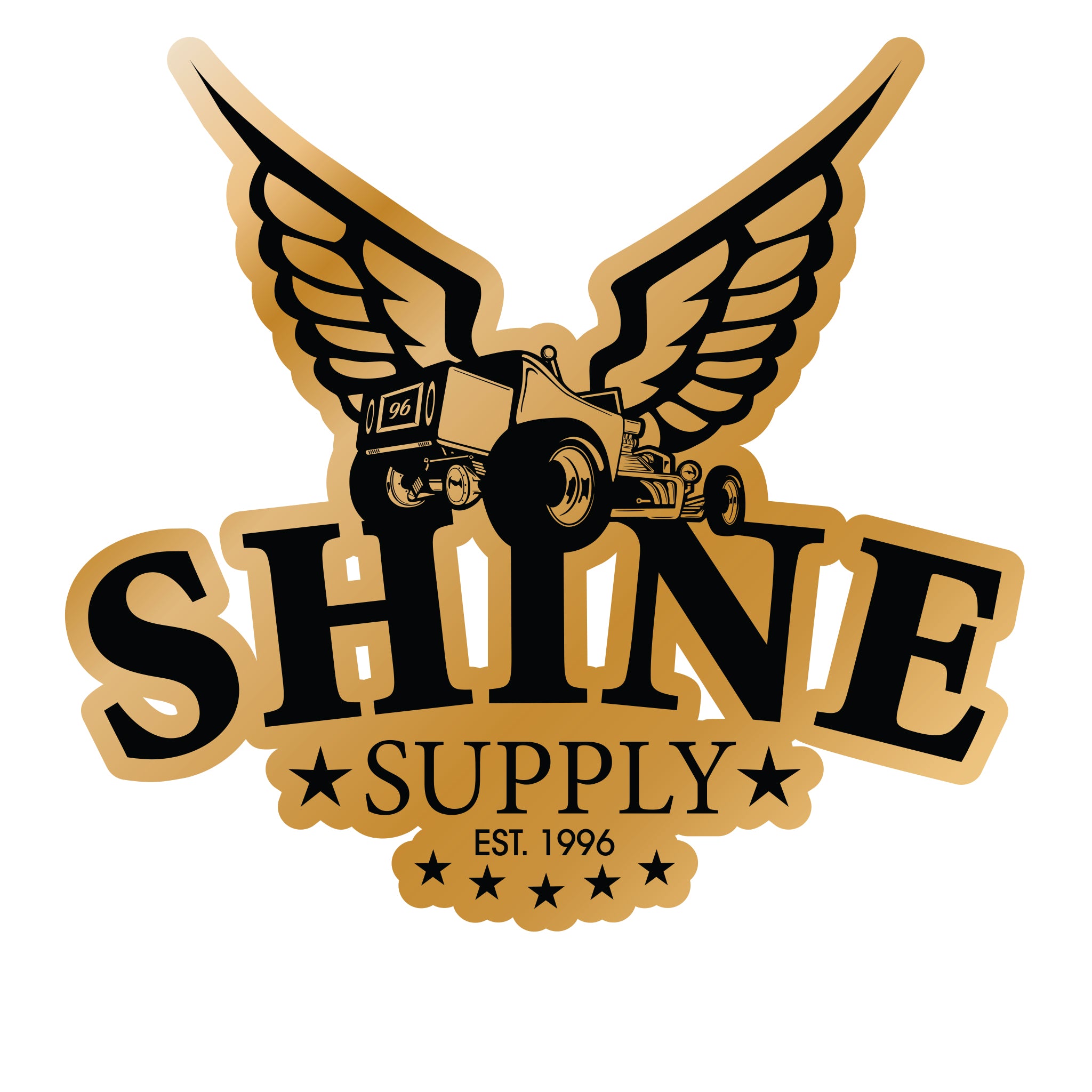 Shine Supply Decal Bronze 6"