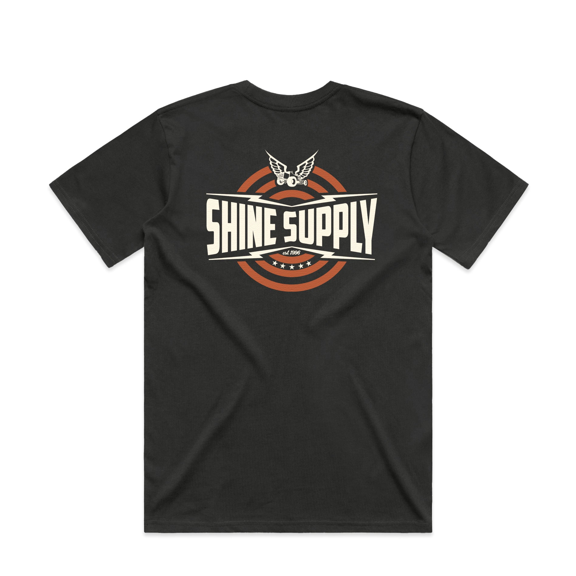 "Redline" Summer Authentics Tee - Coal