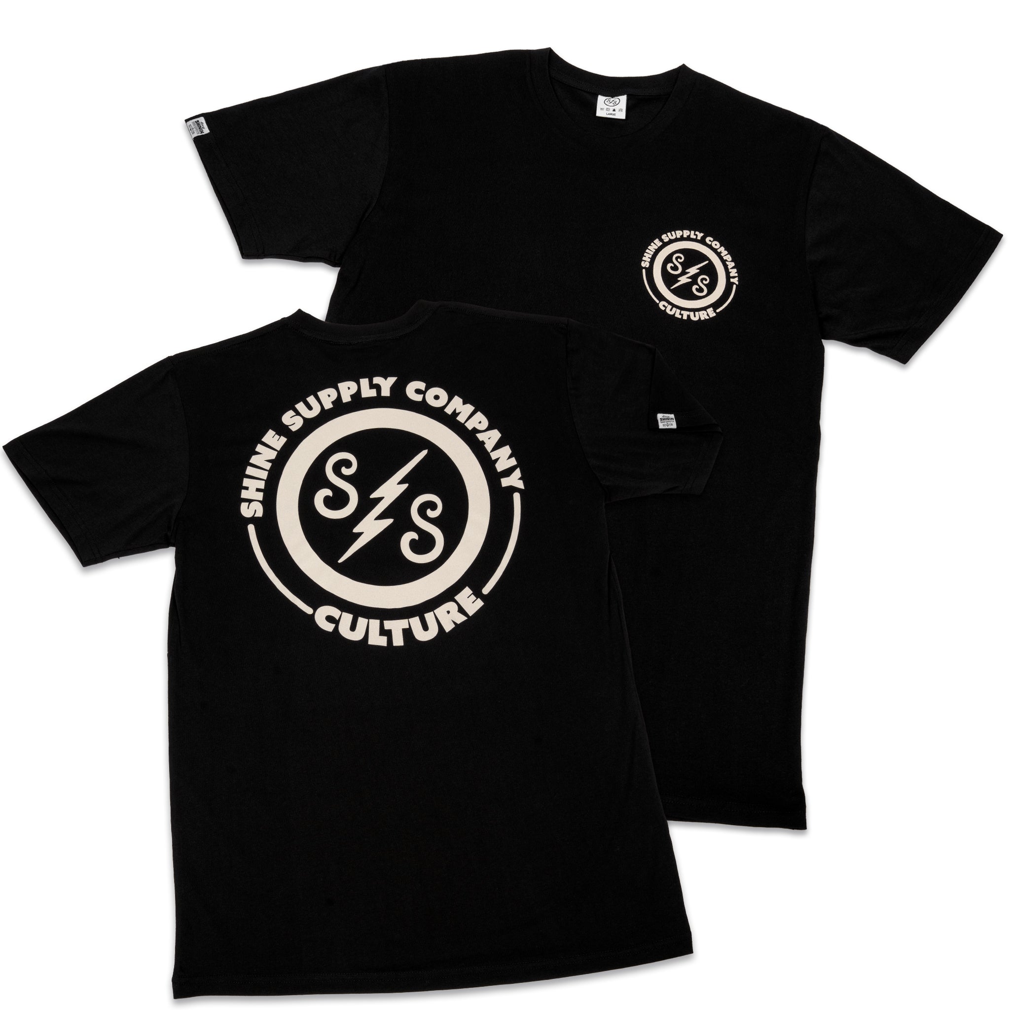 "Shine Culture" Authentics T-Shirt - Black