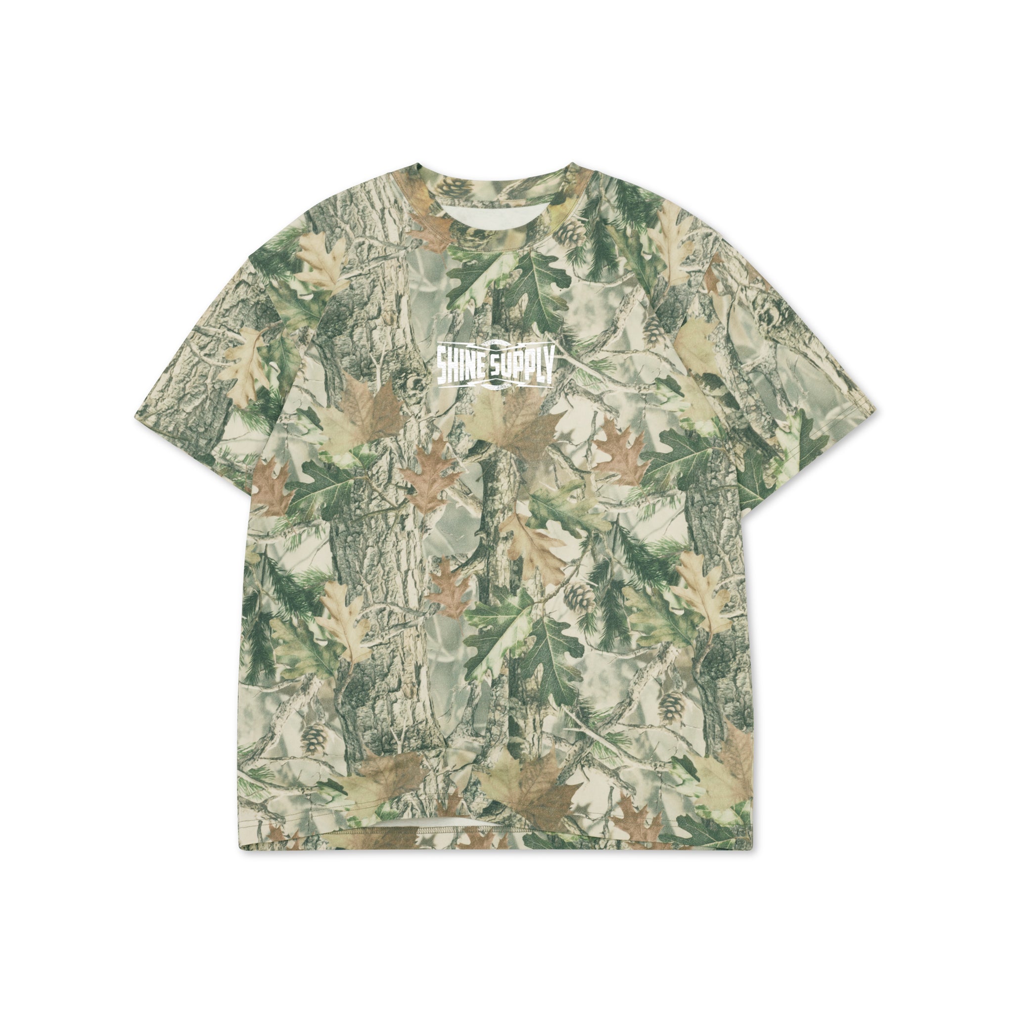 Retro Bullseye Tee - Forest Camo
