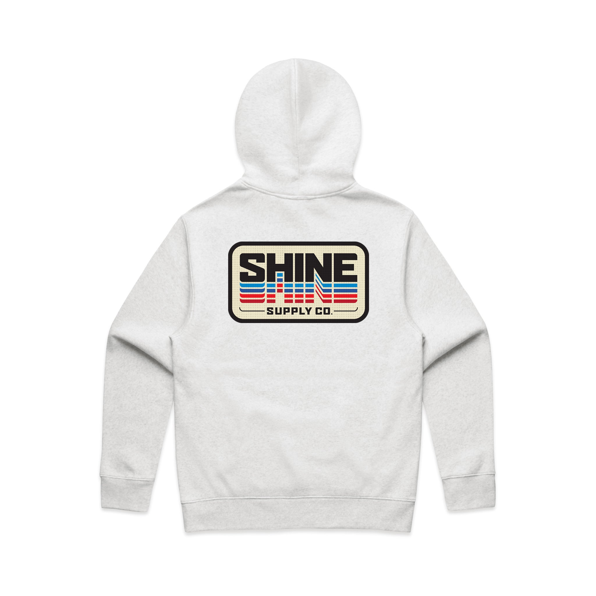 "Cool Mirror" Winter Authentics Hoodie - Light Heather