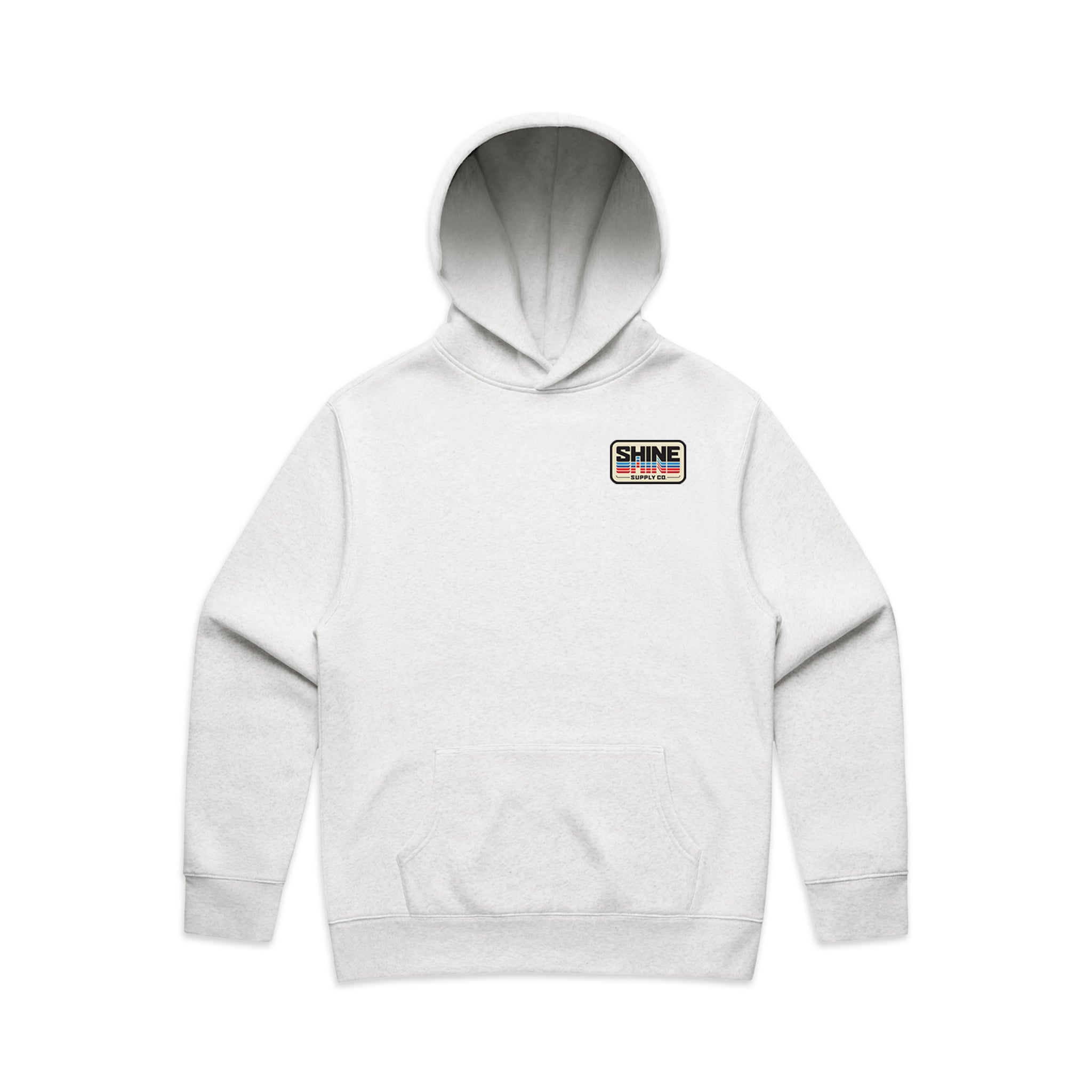 "Cool Mirror" Winter Authentics Hoodie - Light Heather
