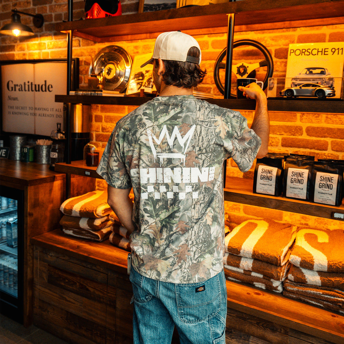 "Shinin'" Fall Authentics Tee - Forest Camo
