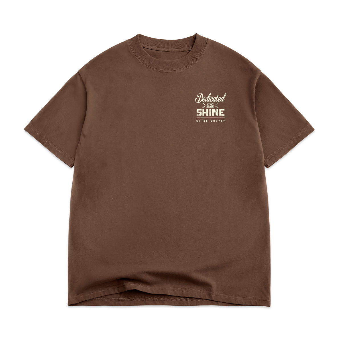 Dedicated Fall Authentics Tee in brown, front view with chest print