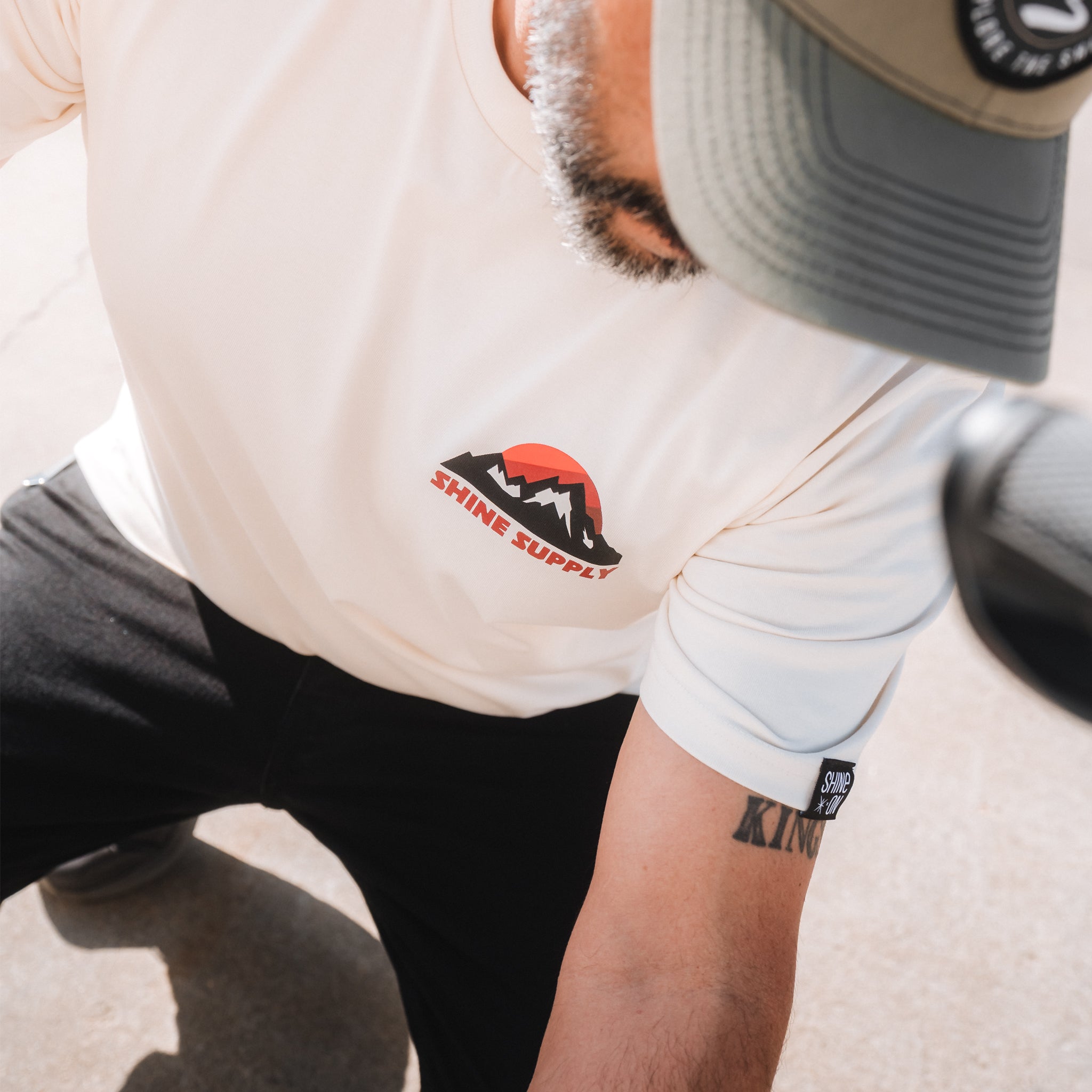 "Explore The Shine" Fall Authentics T-Shirt - Ecru