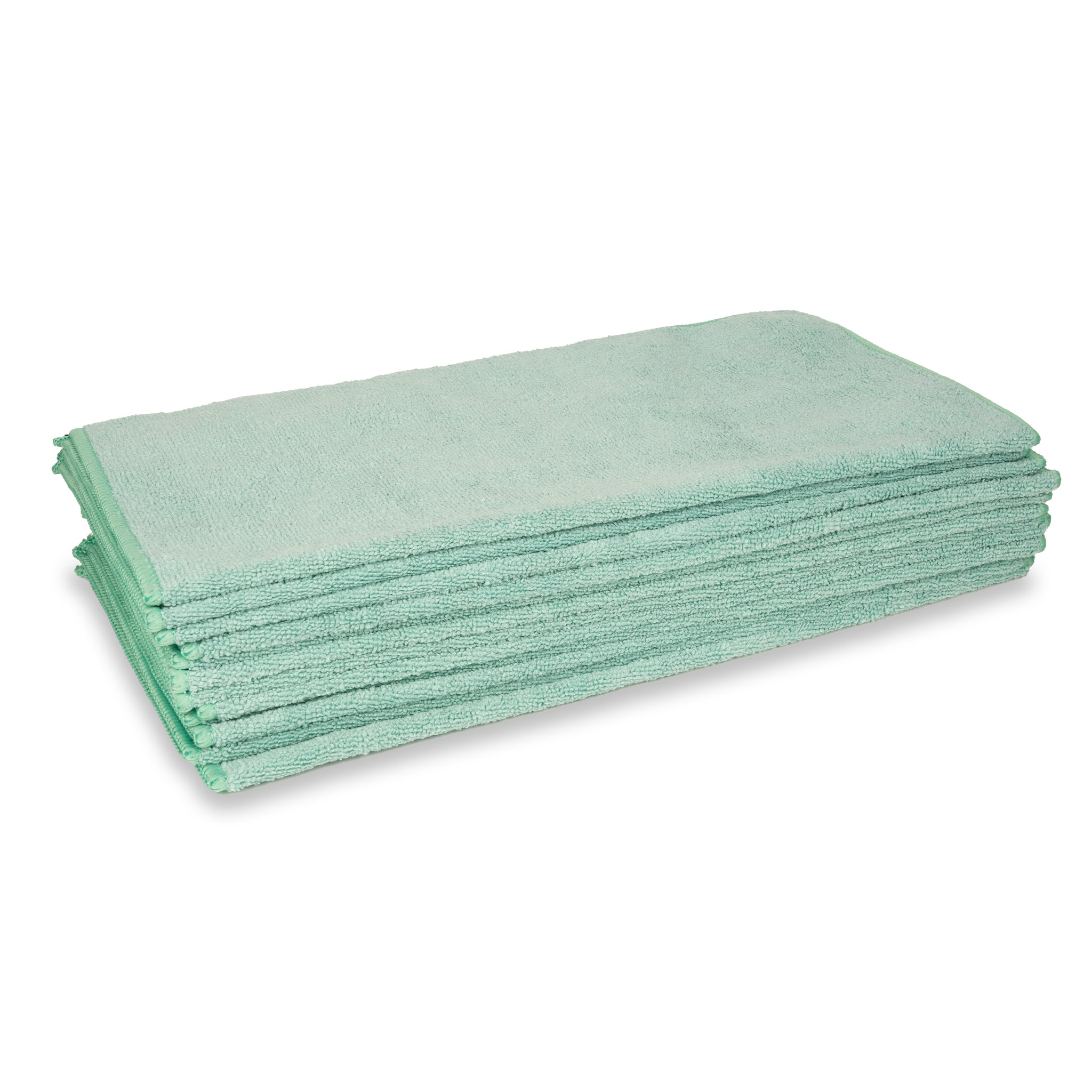 Microfiber "Taddy" Towels 16"X16" Green - Dozen