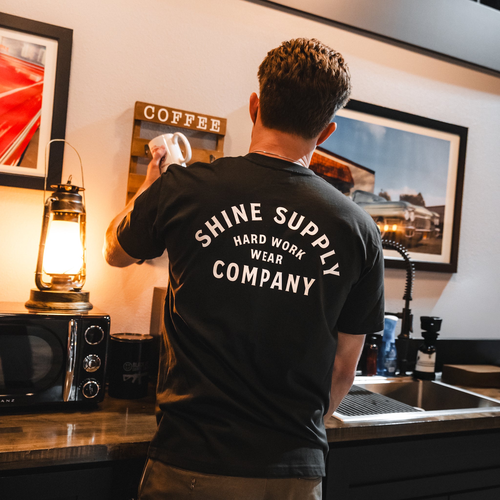 "Hard Work Wear" Fall Authentics T-Shirt - Coal