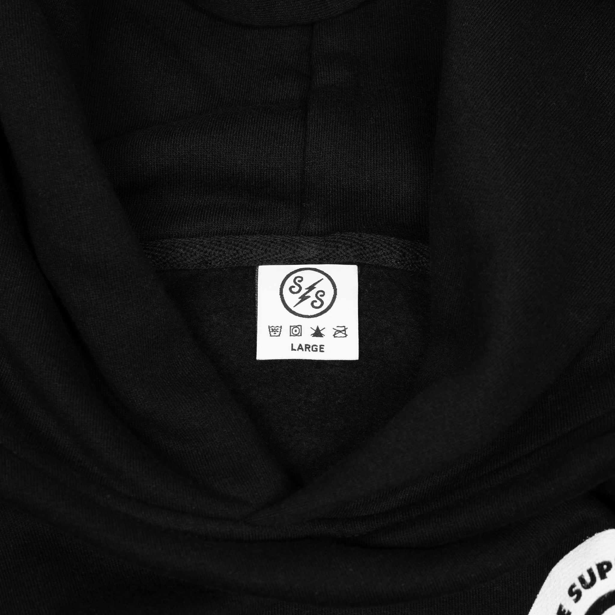 Authentics Relax Hoodie - BLACK