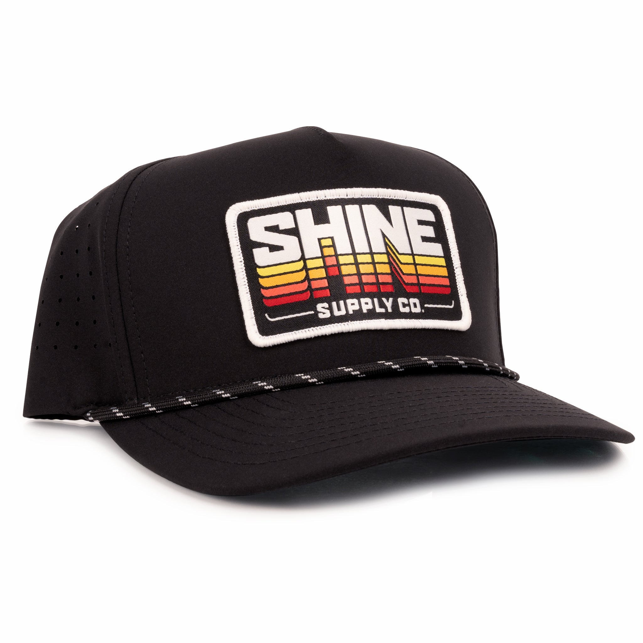 "Mirror" Skyline Performance Snapback Hat - Black