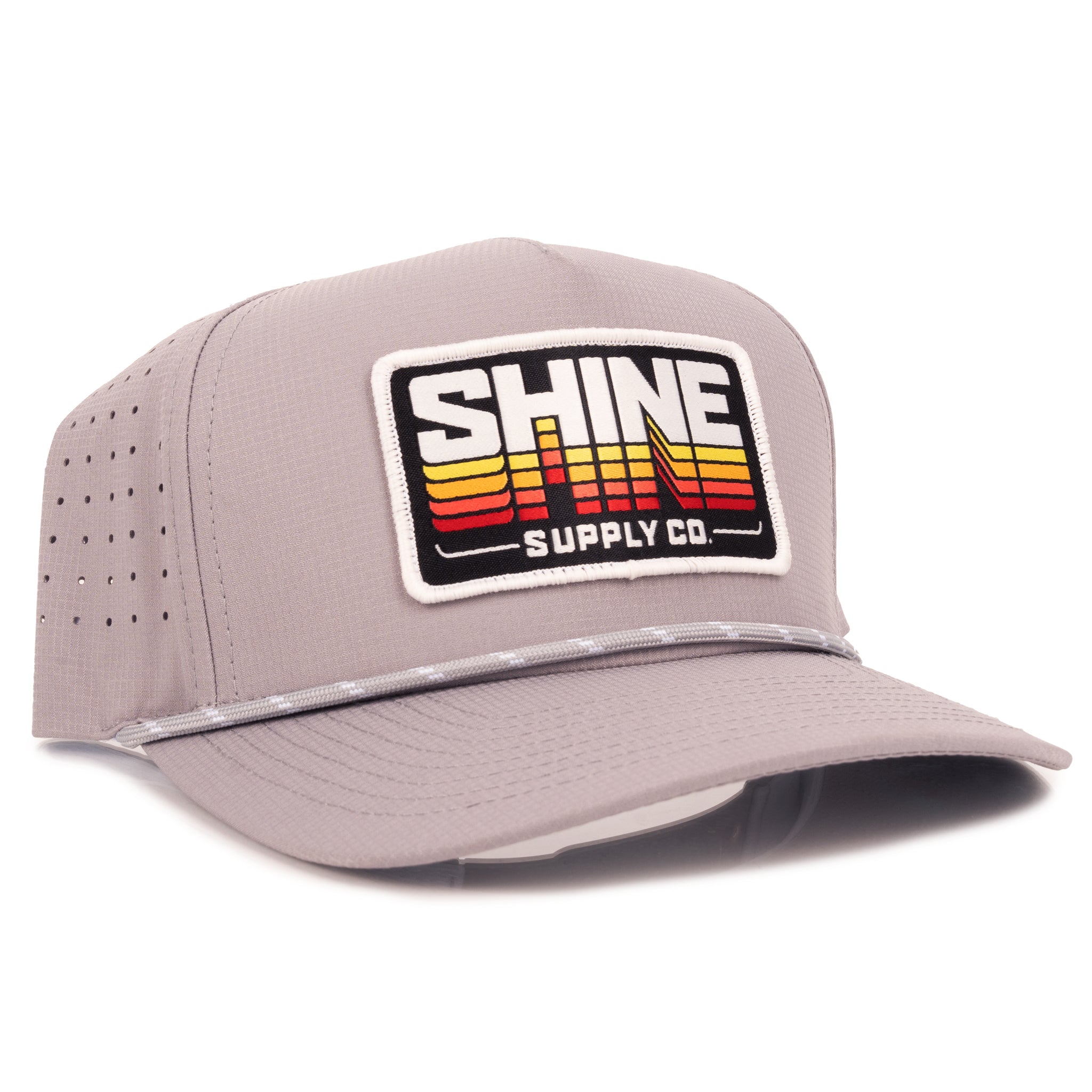 "Mirror" Skyline Performance Snapback Hat - Shark Gray