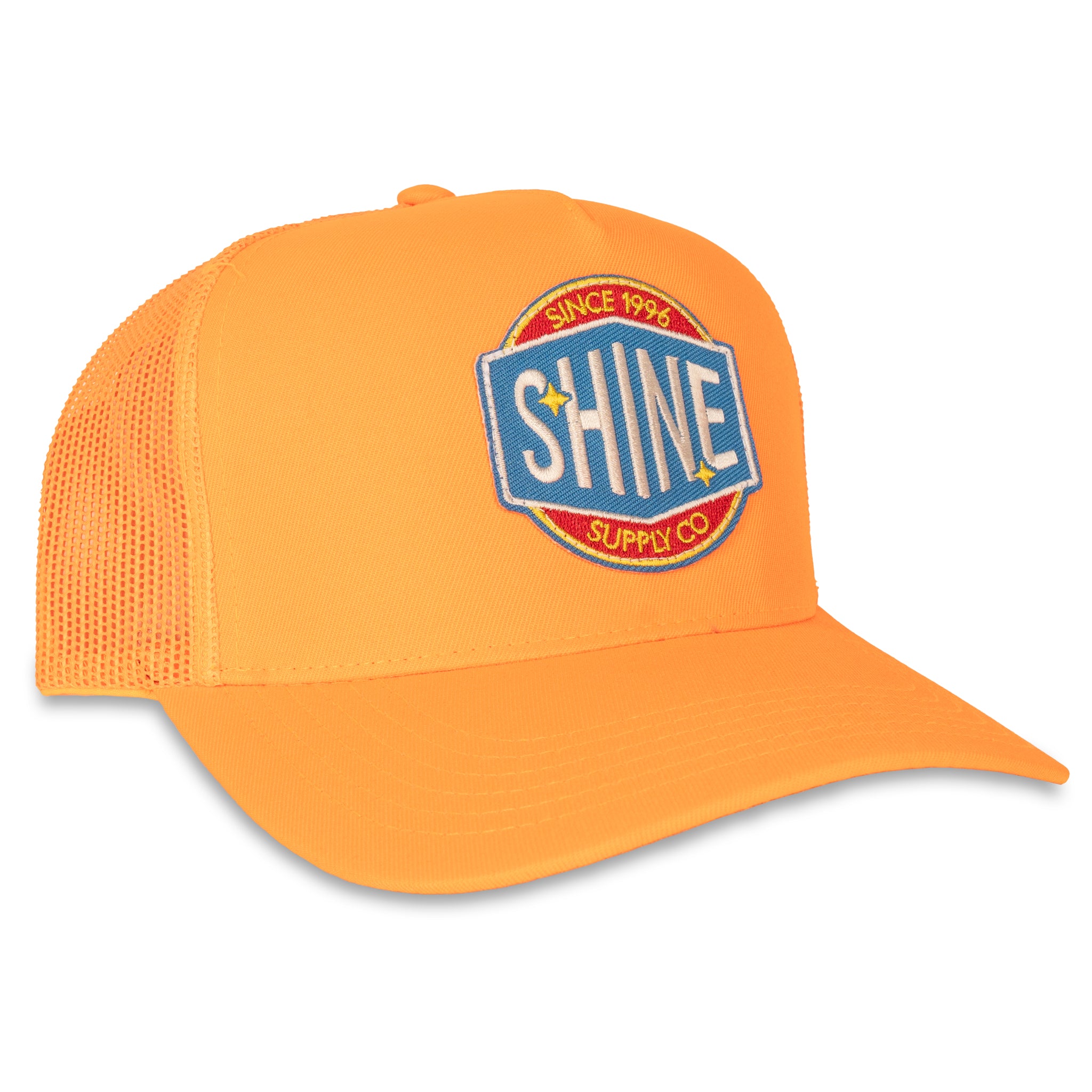 "Gas Can" Trucker Snapback Hat - Neon Orange