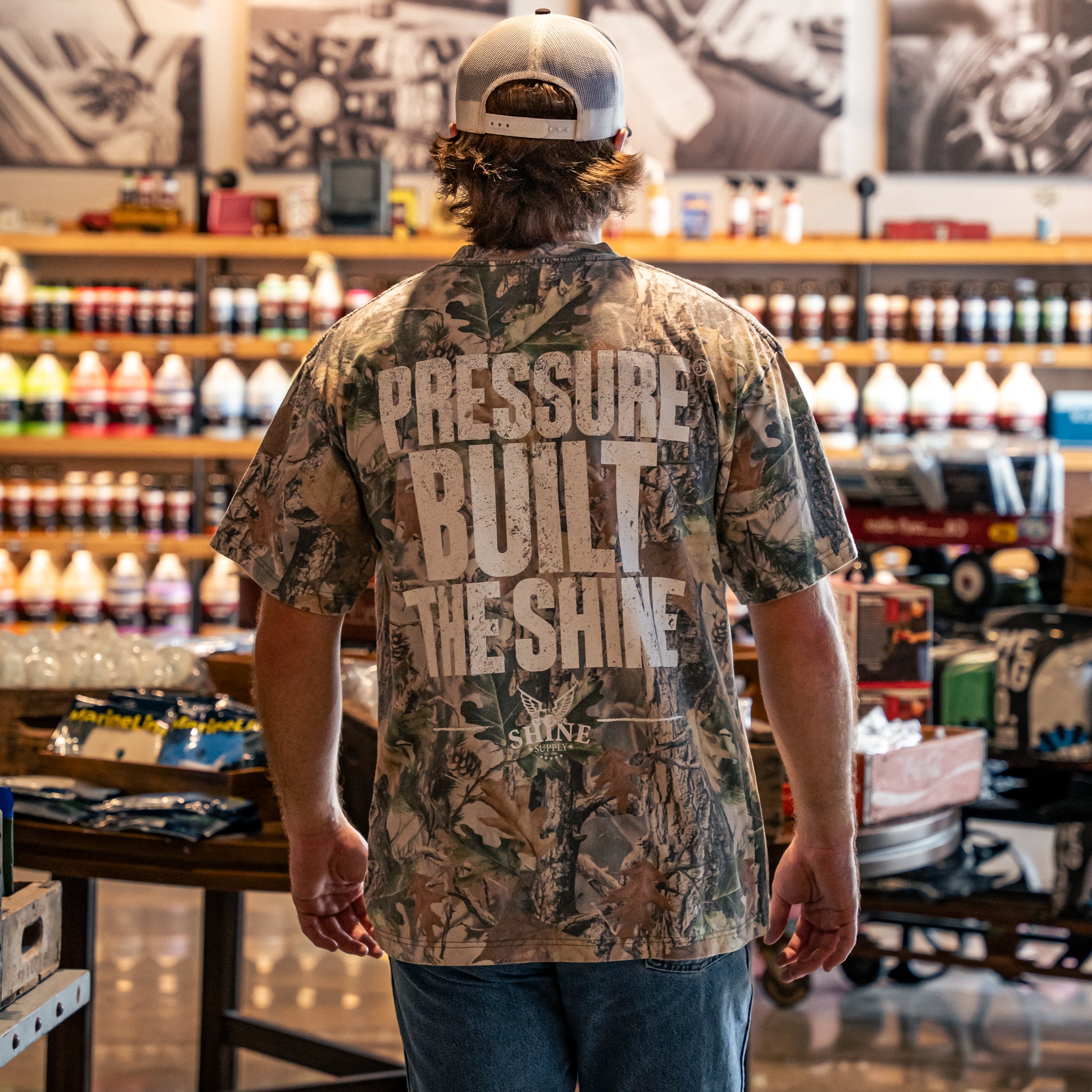 Pressure Built Tee - Forest Camo
