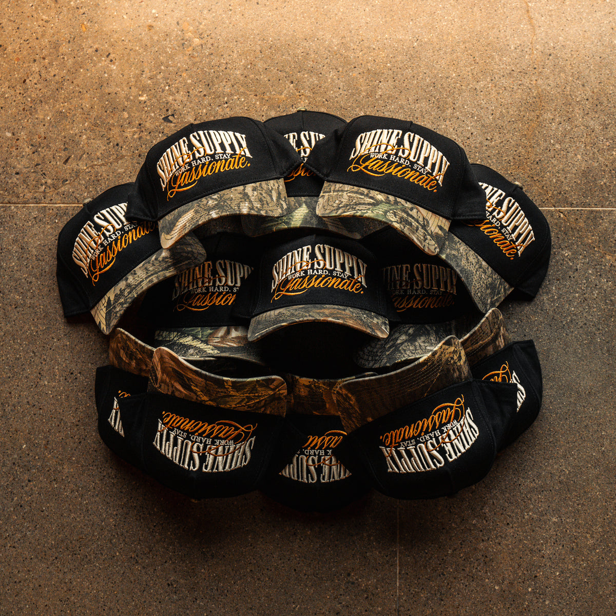 "All In" - Snapback - Black/Camo