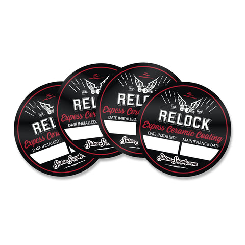 Relock Door Jamb Sticker - 4 Pack