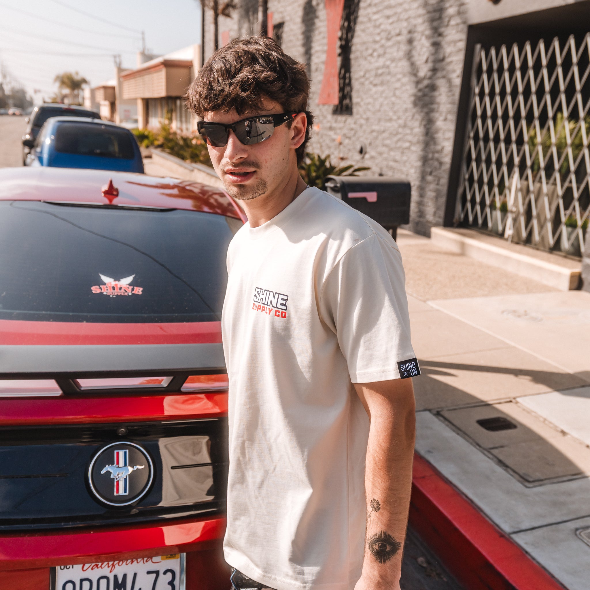 "Grand Prix" Fall Authentics T-Shirt - Ecru