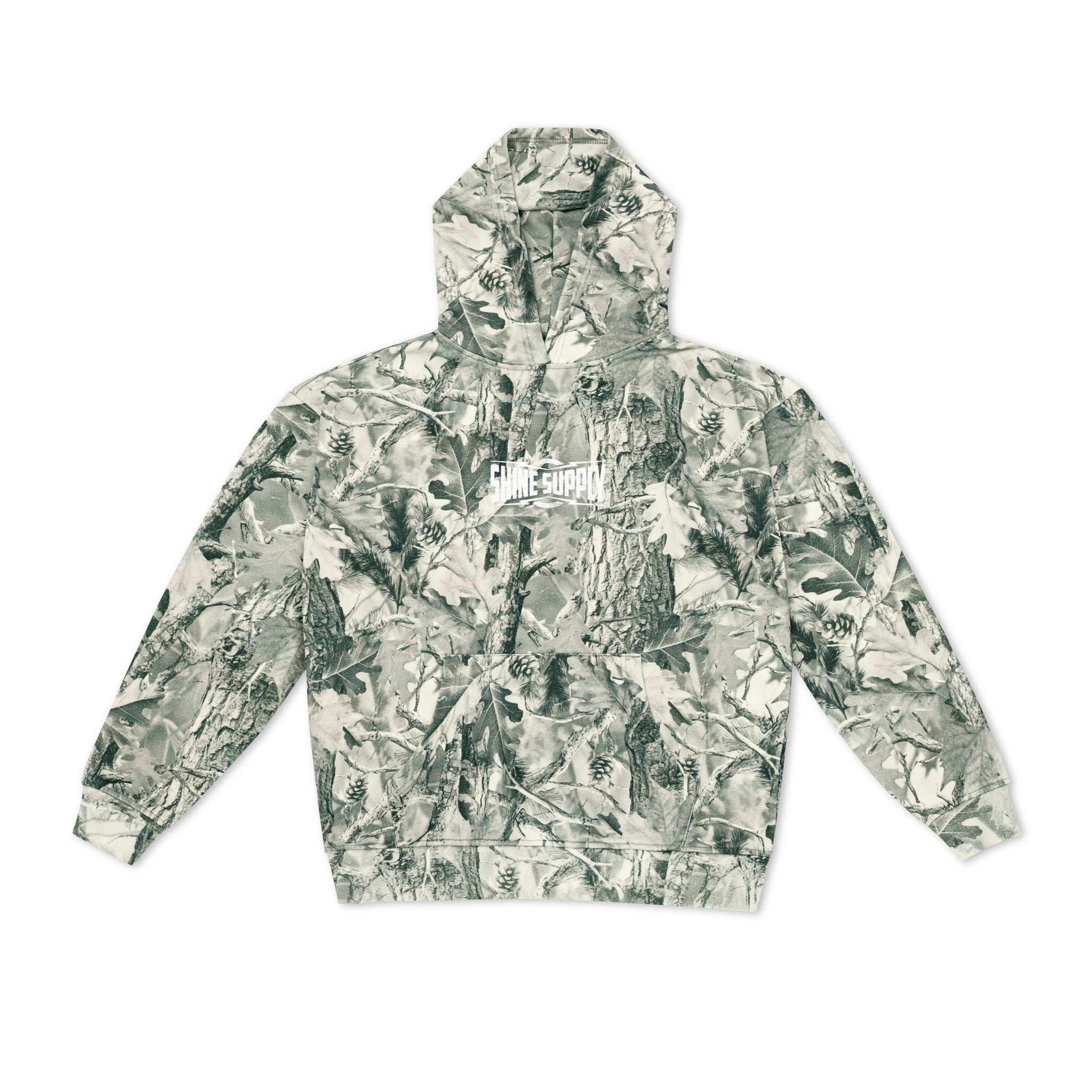 Retro Bullseye Hoodie - Snow Camo