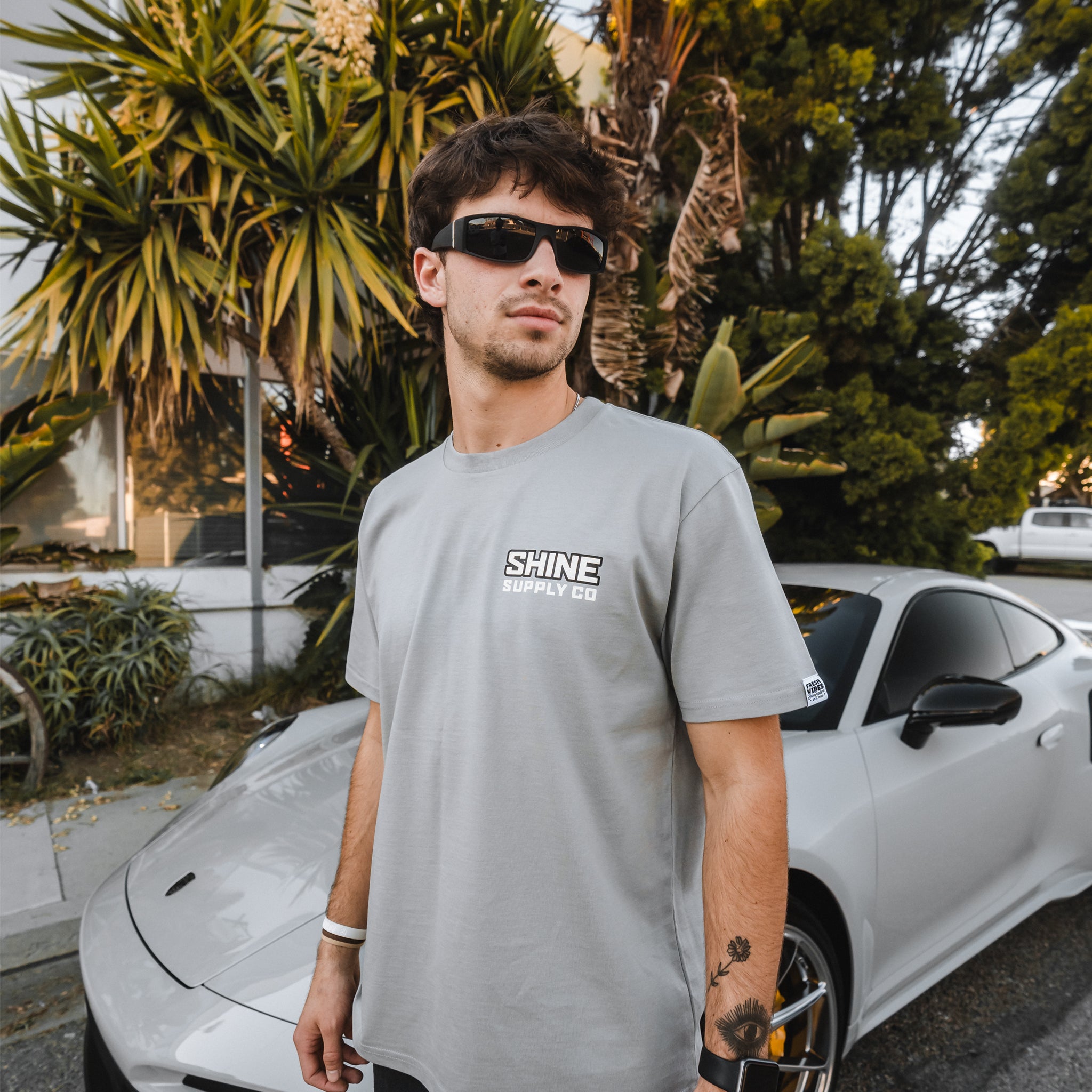 "Checkerline" Fall Authentics T-Shirt - Storm