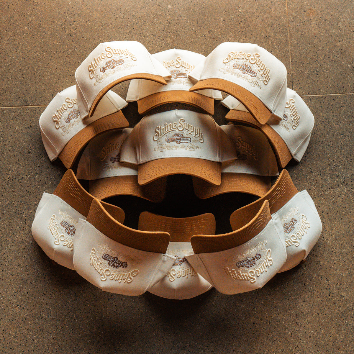 "Tailgate" - Snapback - Cream/Tan